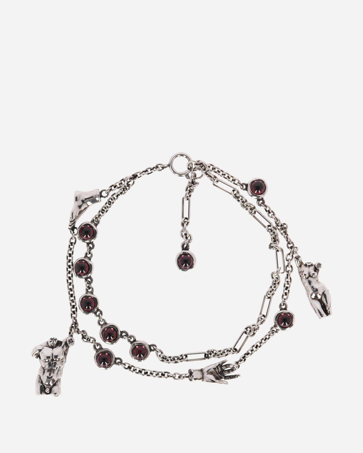 Acne Studios Fn-Ux-Jewe000390 Antique Silver Jewellery Necklaces C50346- BWF