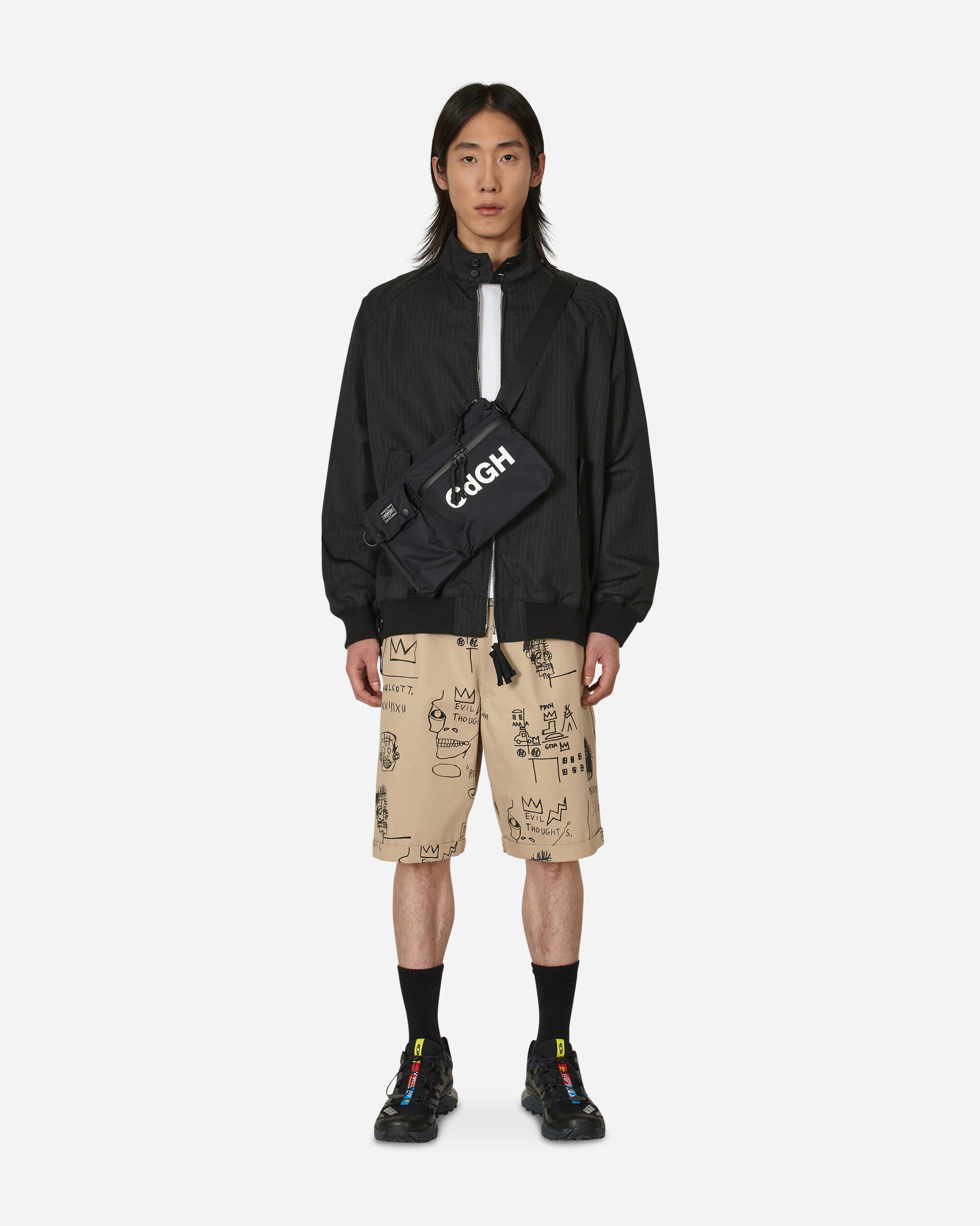 Comme Des Garçons Homme Men'S Acces Black Bags and Backpacks Waistbags HK-K201-051 1