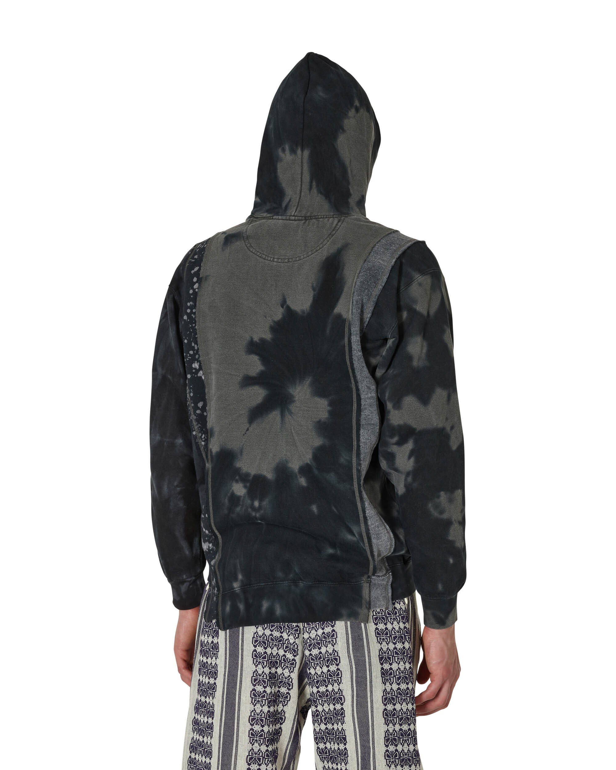 Needles 5 Cuts Hoody - B&W Mishmash Assorted Sweatshirts Hoodies MR358 1
