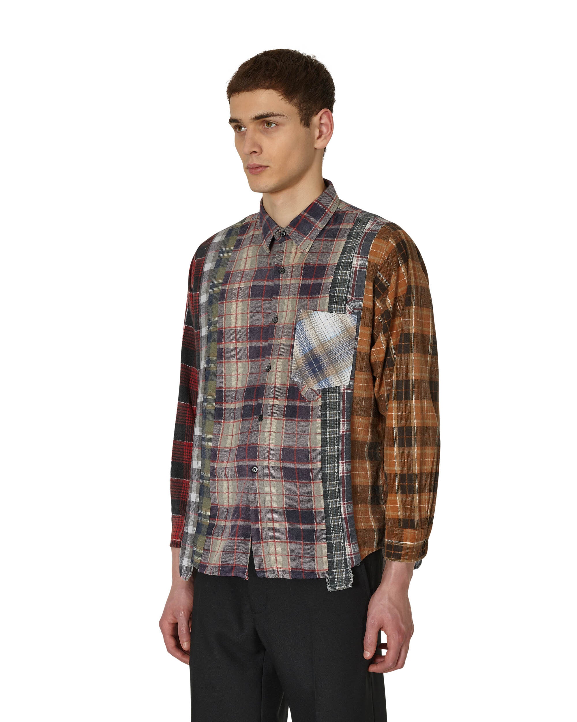 Needles Flannel Shirt - 7 Cuts Shirt / Reflection Assorted Shirts Longsleeve Shirt MR348 1