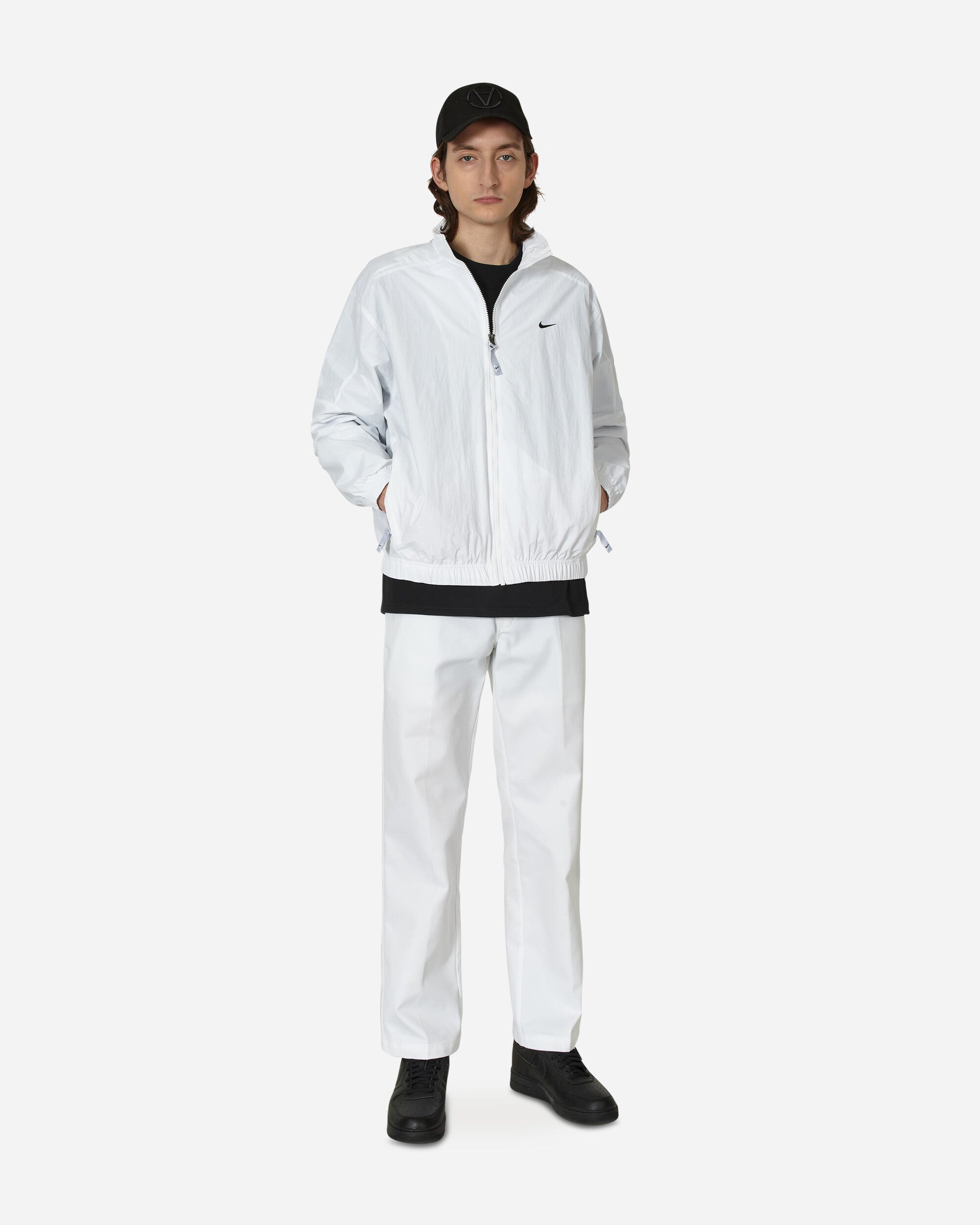 Nike Solo Swsh Wvn Trk Jkt White/Black Coats and Jackets Jackets DQ5200-100