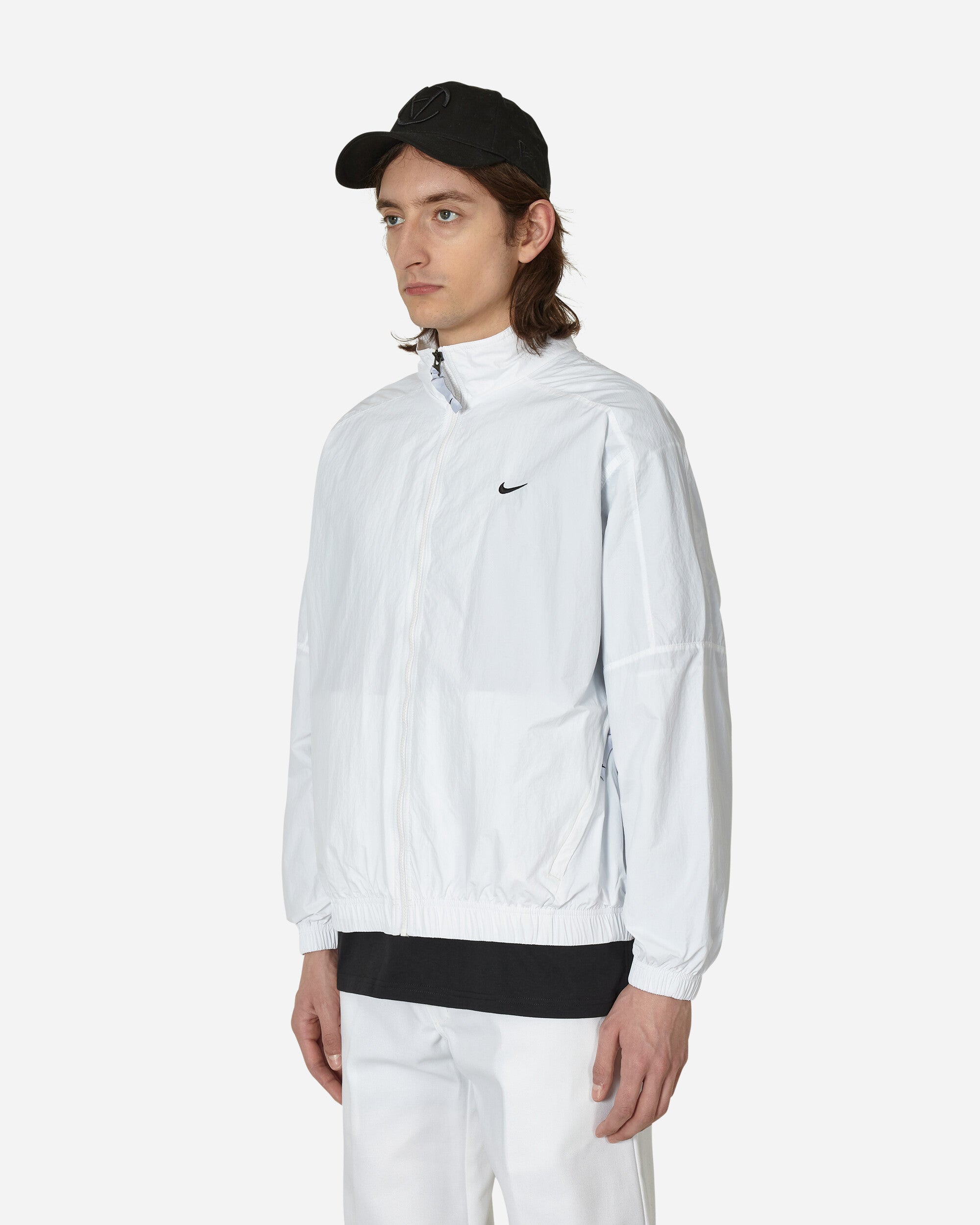 Nike Solo Swsh Wvn Trk Jkt White/Black Coats and Jackets Jackets DQ5200-100