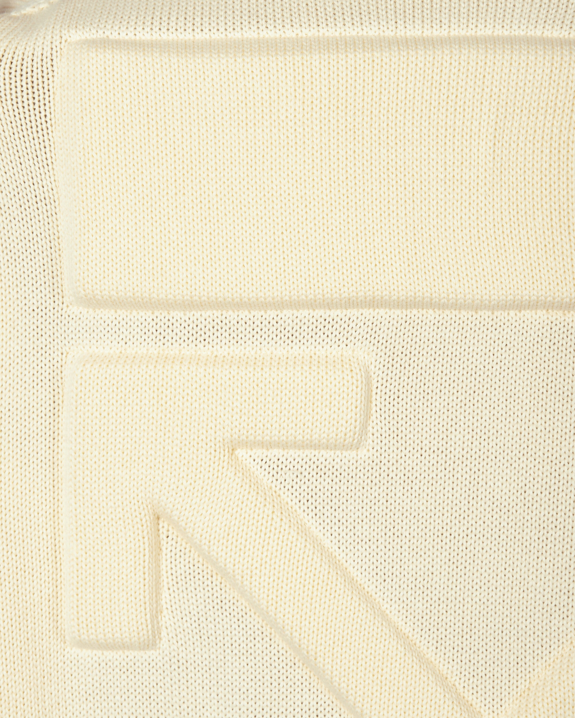 Off-White 3D Diagonal Crewneck Knit New Beige Knitwears Sweaters OMHE151S23KNI001 6161