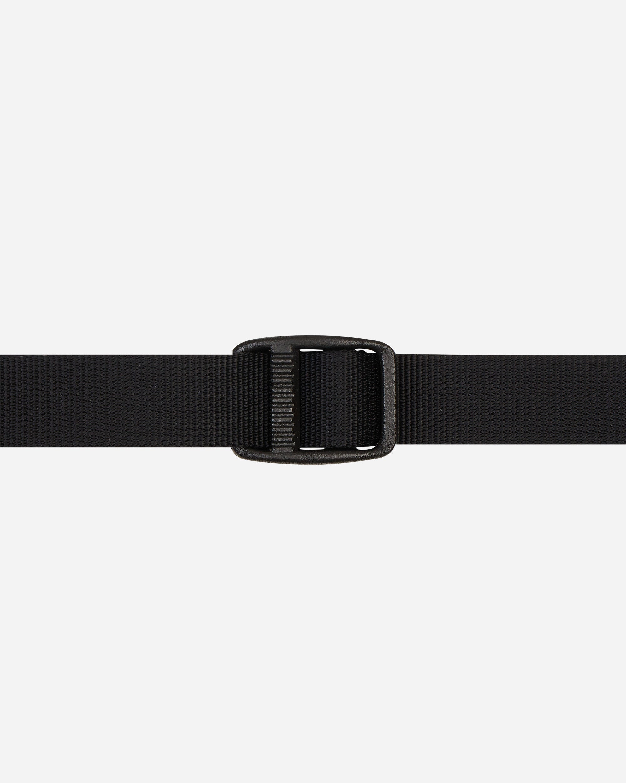 Rayon Vert Ladderlock Belt - 2Cm - Black Black Belts Belt RVS1-AC12 BLACK