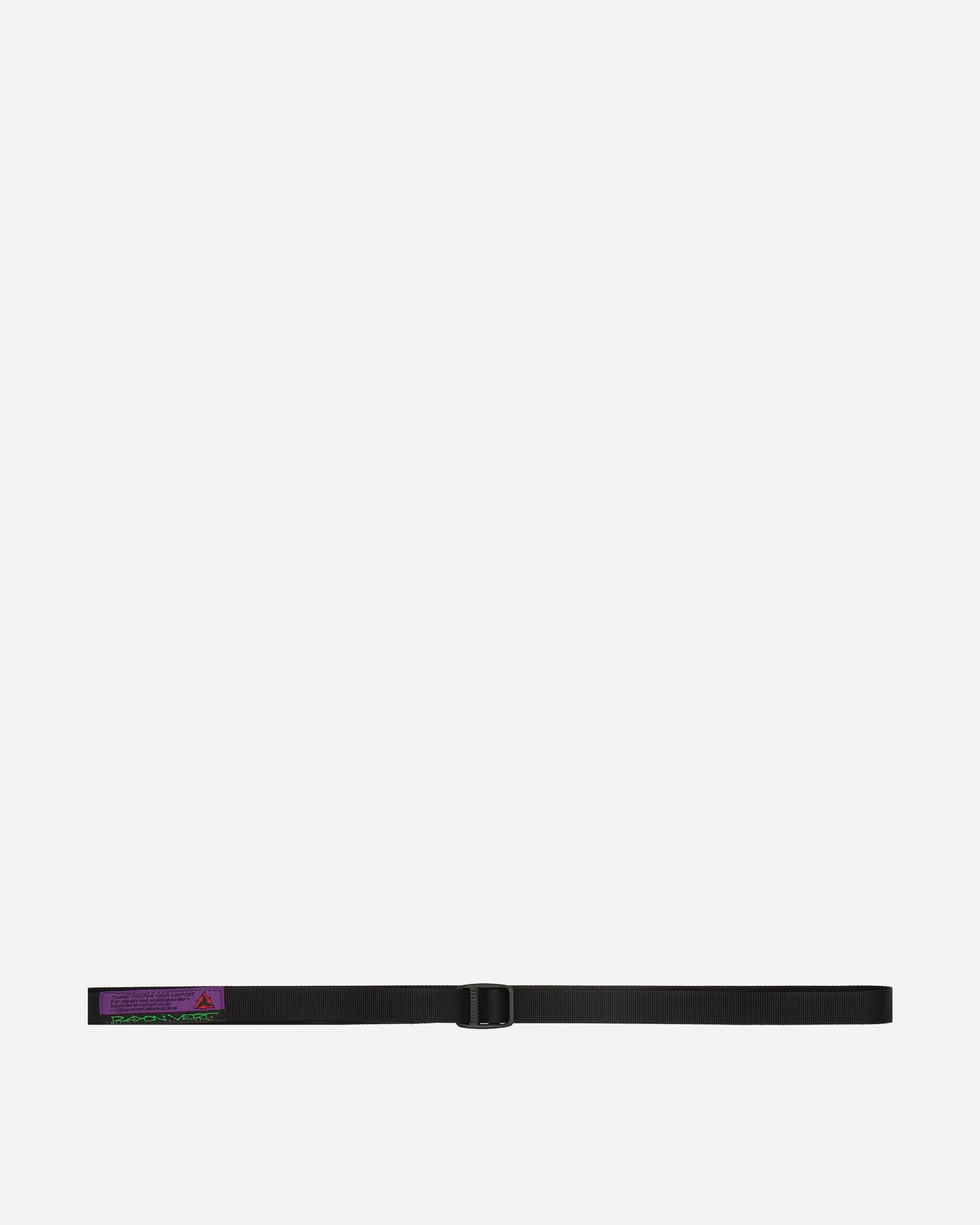 Rayon Vert Ladderlock Belt - 2Cm - Black Black Belts Belt RVS1-AC12 BLACK