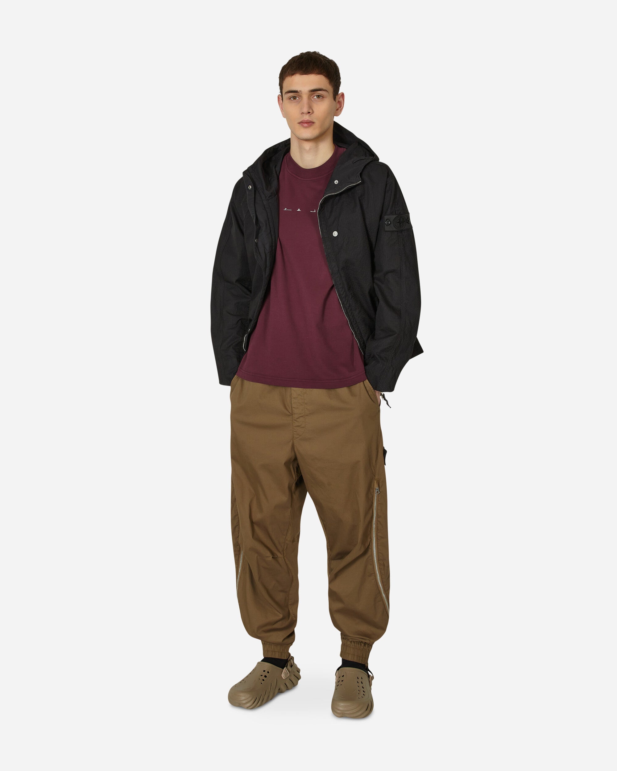 Stone Island Shadow Project Ss Sleeve Bordeaux T-Shirts Shortsleeve MO78192052C V2012