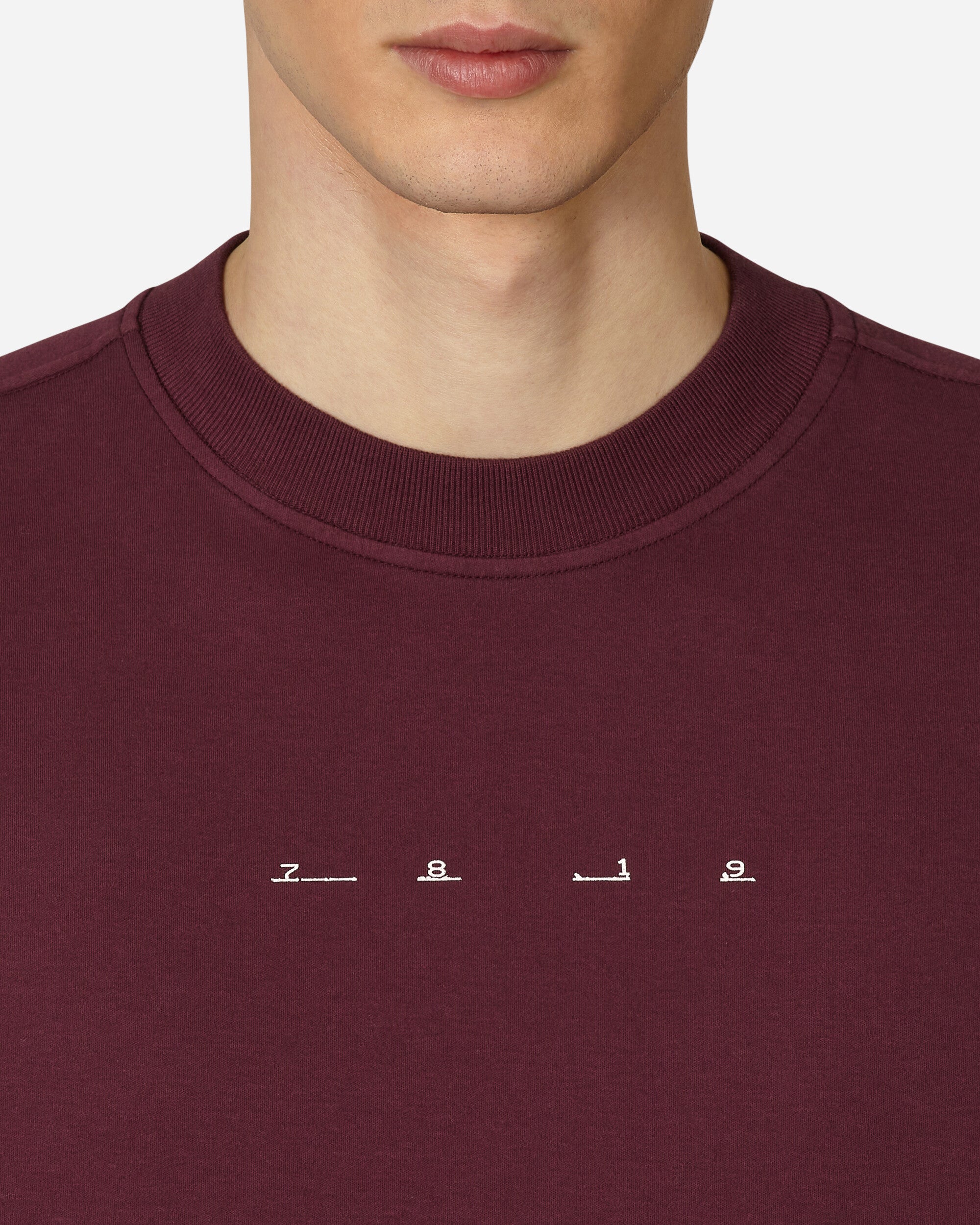 Stone Island Shadow Project Ss Sleeve Bordeaux T-Shirts Shortsleeve MO78192052C V2012