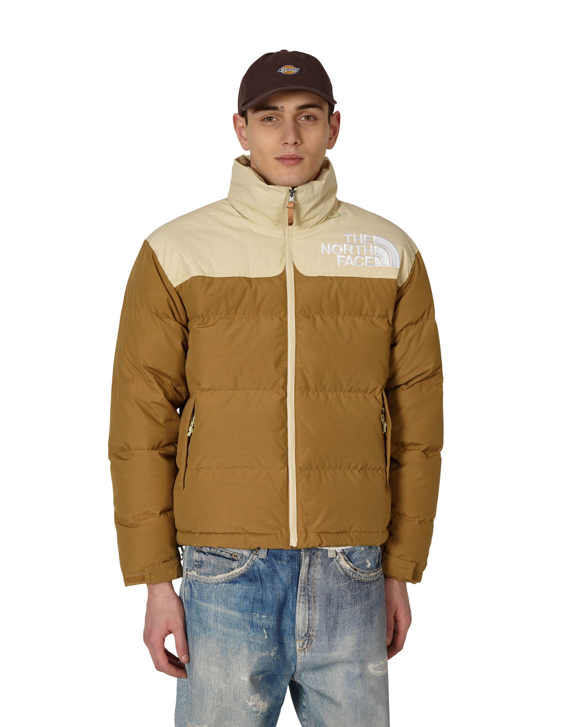 The North Face 92 Low-Fi Hi-Tek Nuptse Utility Brown/Gravel Coats and Jackets Down Jackets NF0A7ZYP 92Q1
