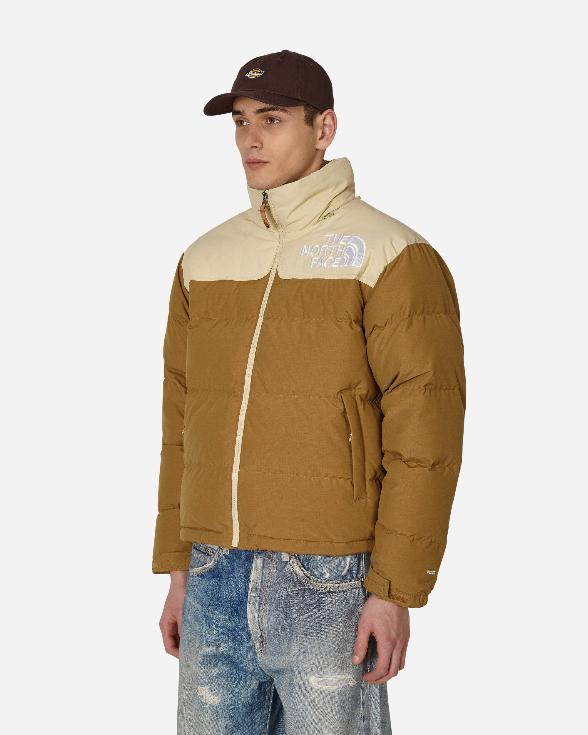 The North Face 92 Low-Fi Hi-Tek Nuptse Utility Brown/Gravel Coats and Jackets Down Jackets NF0A7ZYP 92Q1
