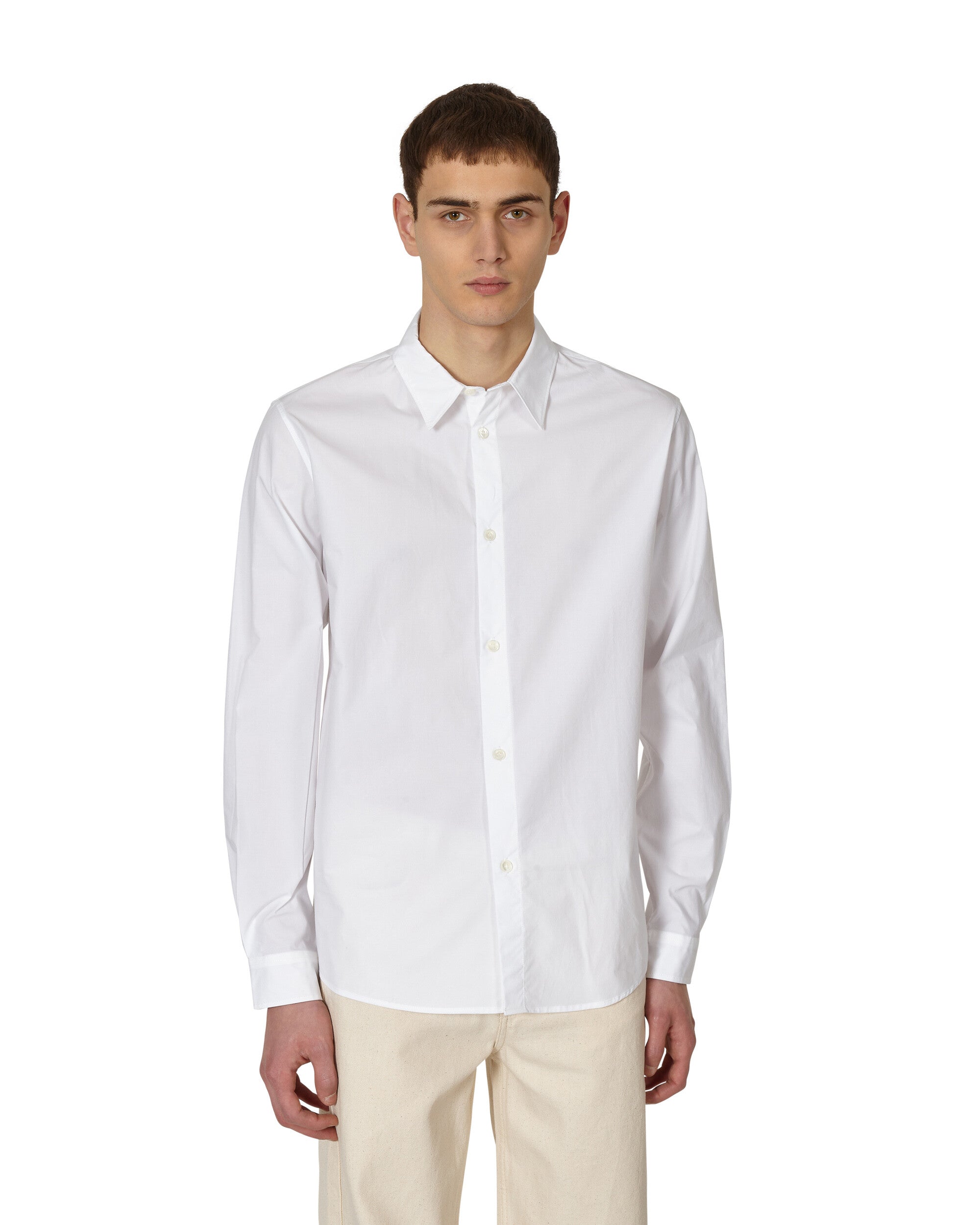 A.P.C. New Casual Shirt White Shirts Longsleeve Shirt COEWI-H12528 AAB