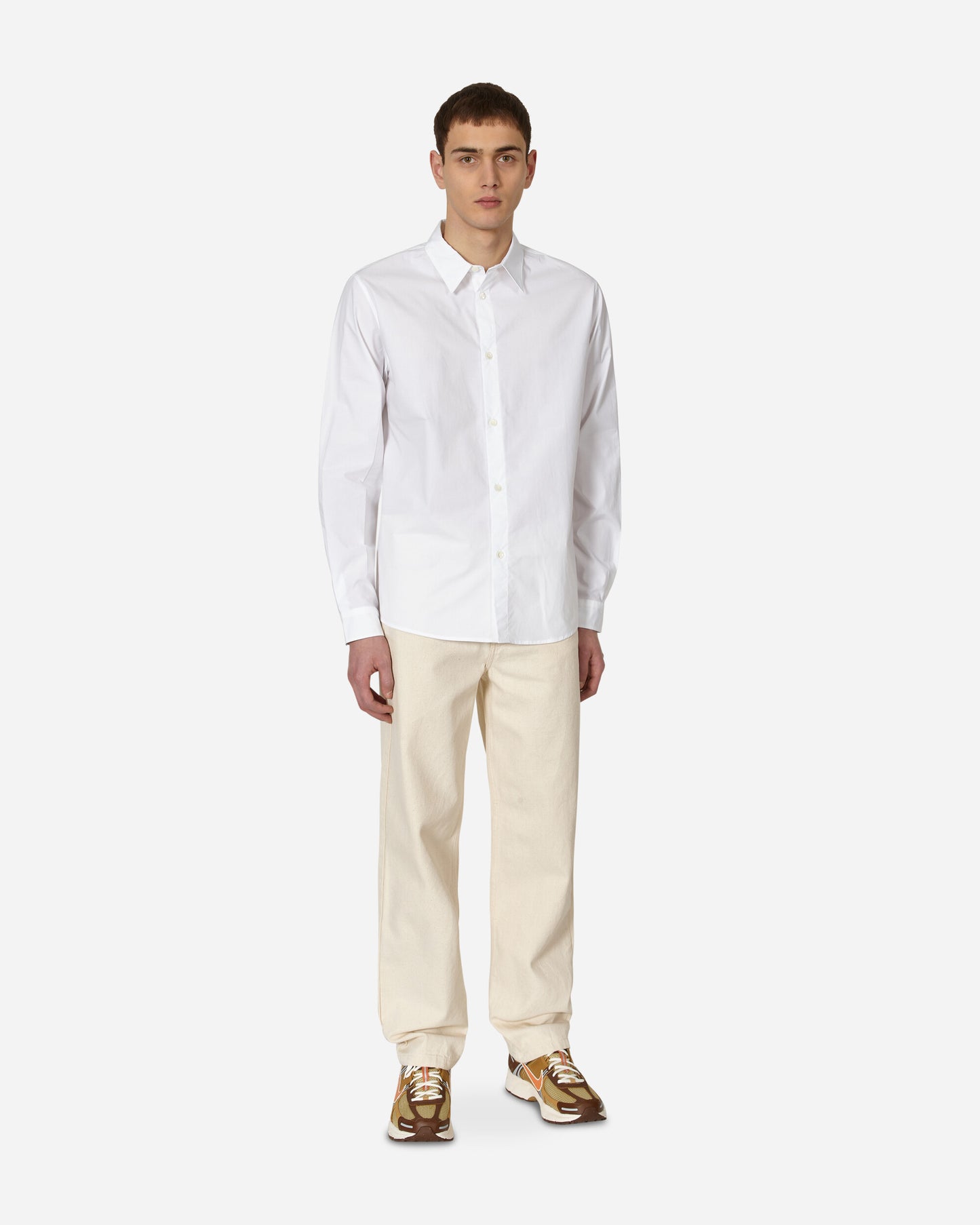 A.P.C. New Casual Shirt White Shirts Longsleeve Shirt COEWI-H12528 AAB