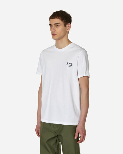 A.P.C. T-Shirt Raymond White T-Shirts Shortsleeve COEZC-H26840 AAB