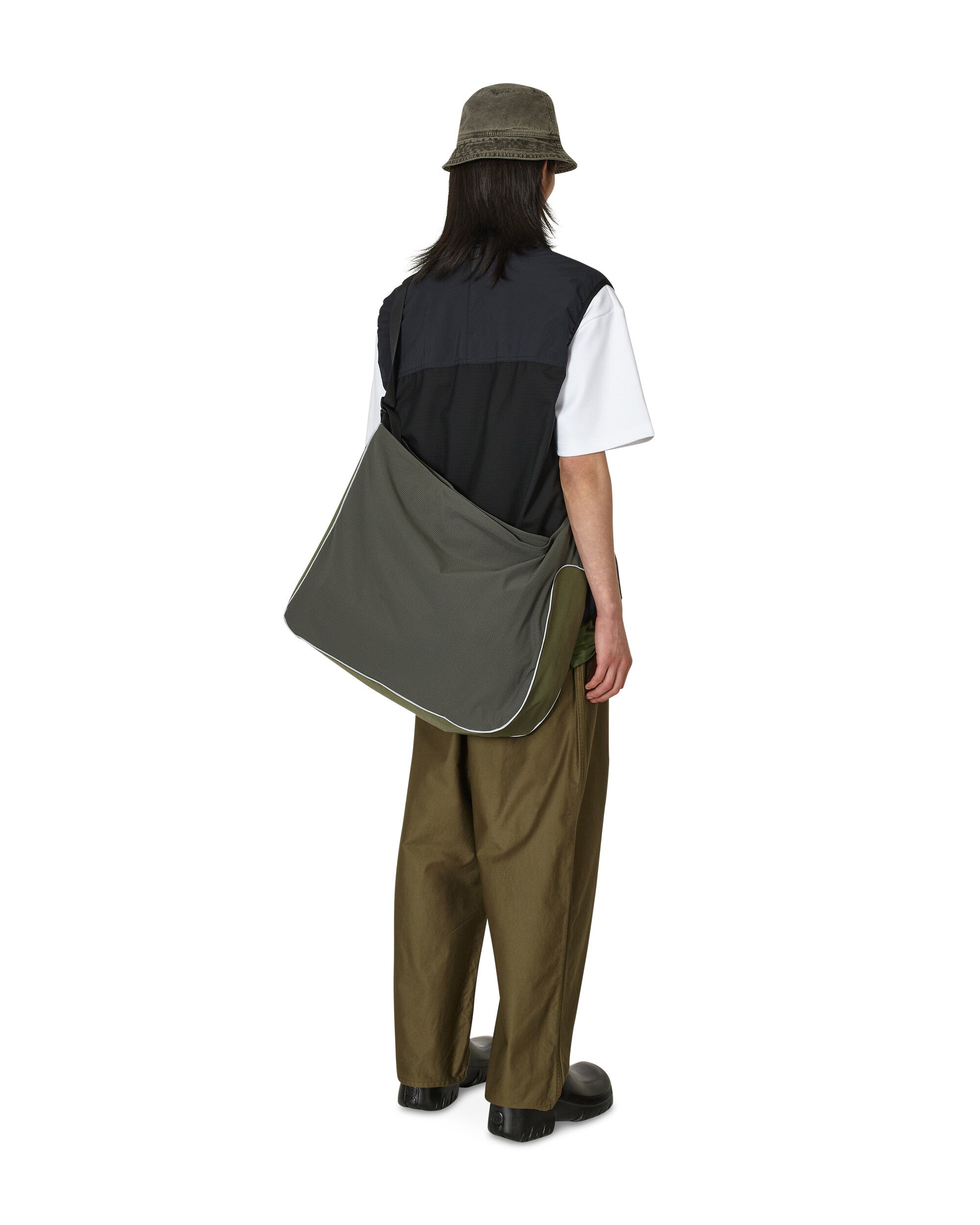 AFFXWRKS Panel Bag Grey Seersucker Bags and Backpacks Shoulder Bags SS23AC01 GREY