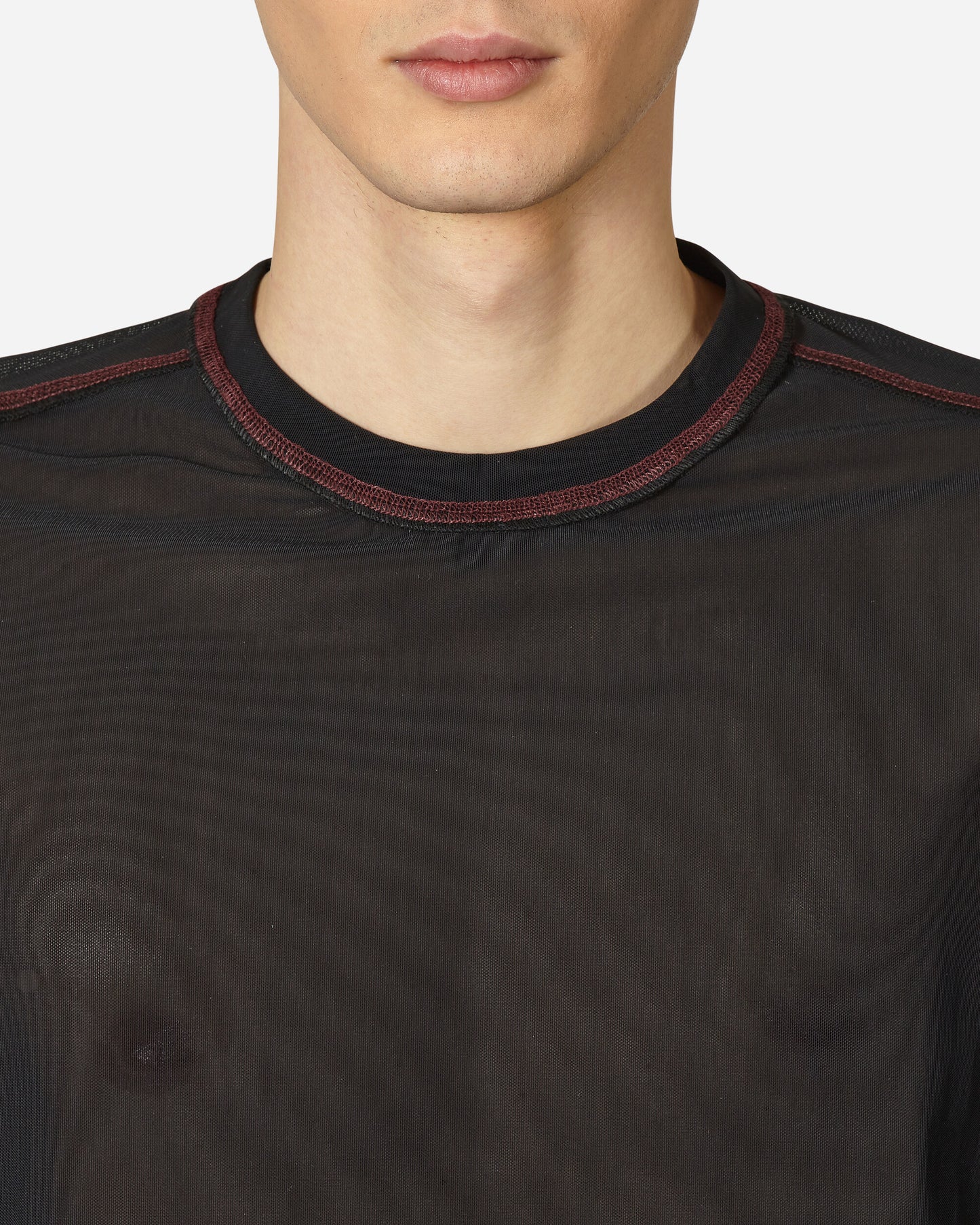 AFFXWRKS Boxed Pullover Mesh Black T-Shirts Longsleeve SS23ML04 BLACK