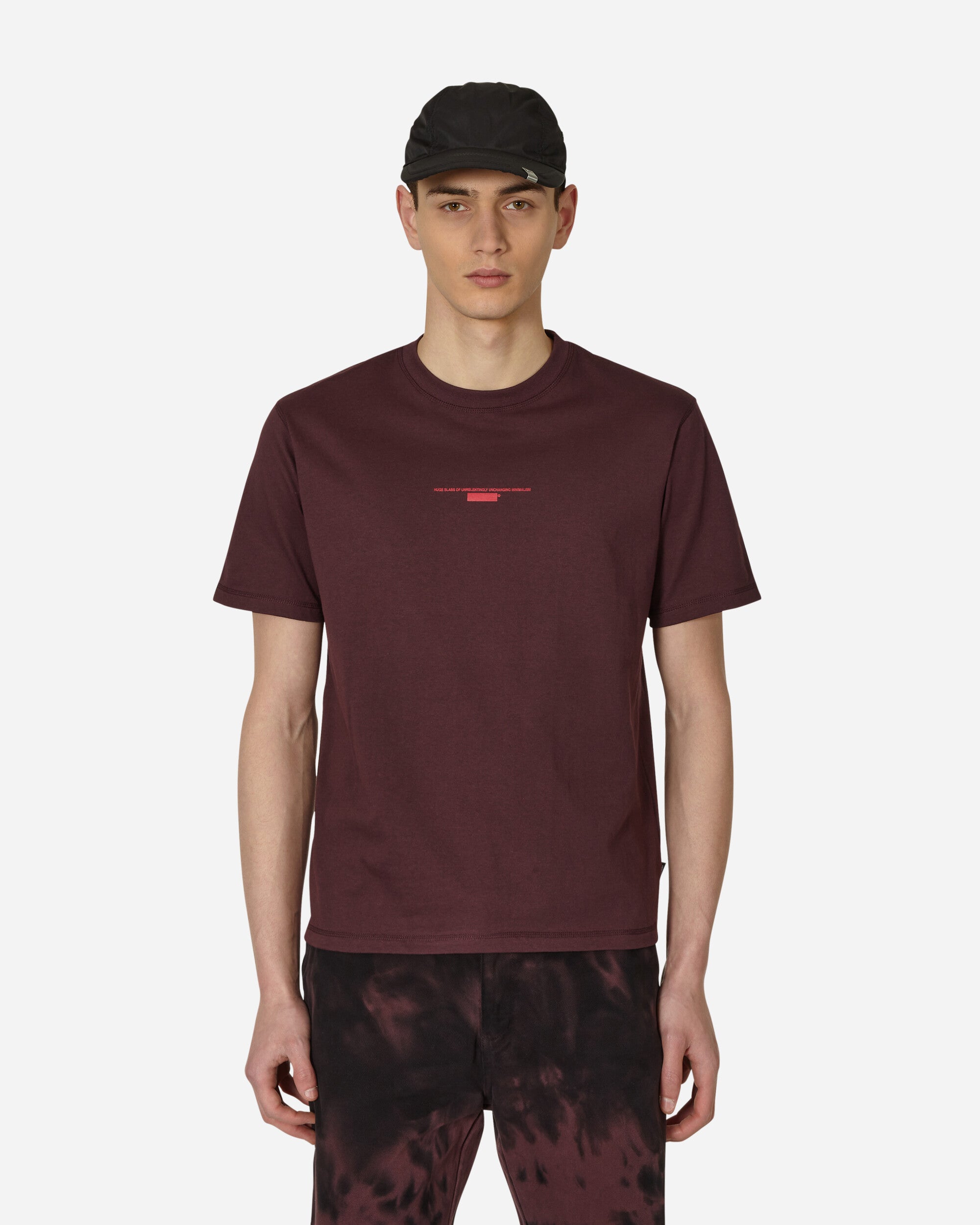 AFFXWRKS Slab T-Shirt Crimson T-Shirts Shortsleeve SS23T03 CRIMSON