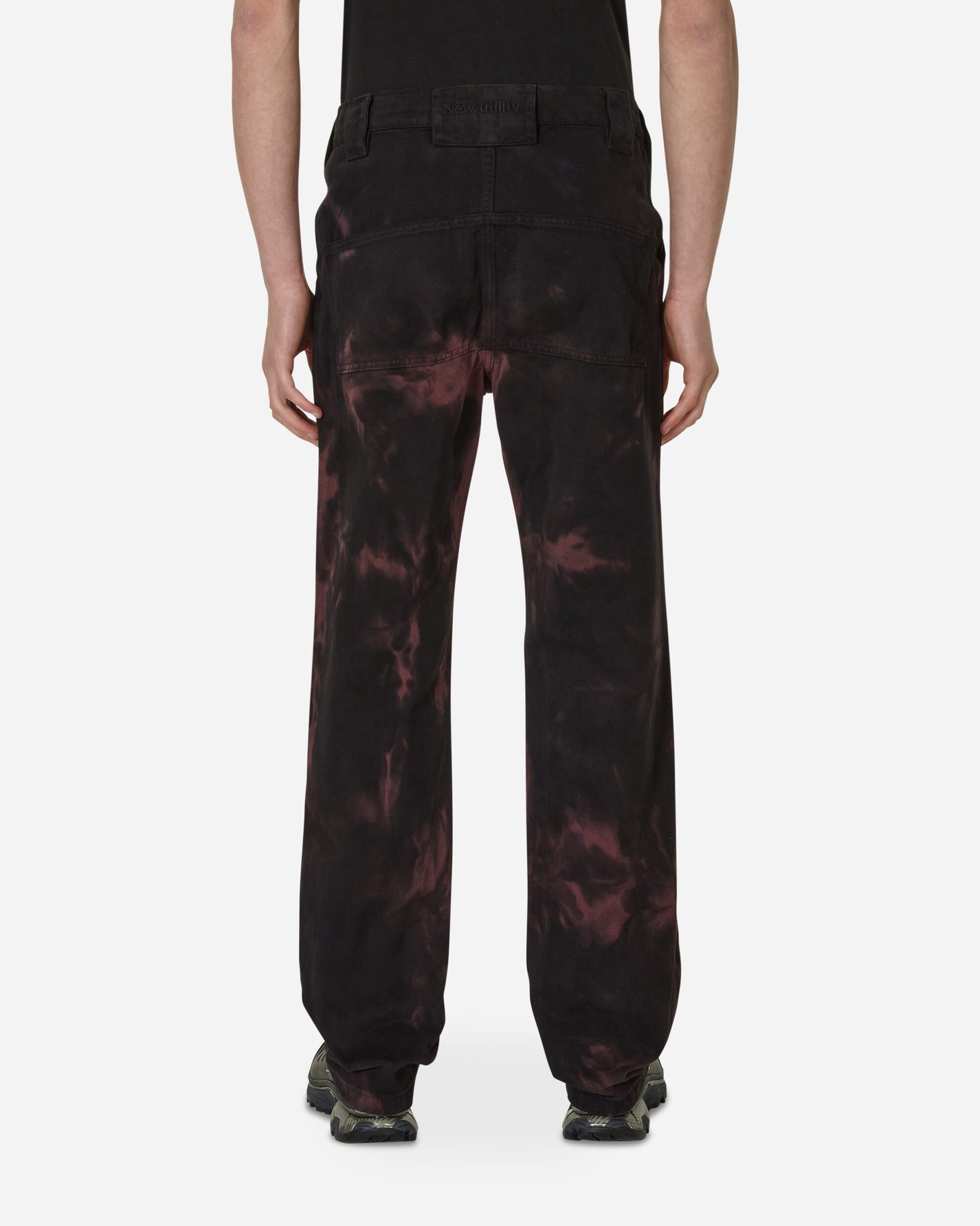 AFFXWRKS Crease-Dye Duty Pant Stain Black Pants Trousers SS23TR03-2 STAINBLACK