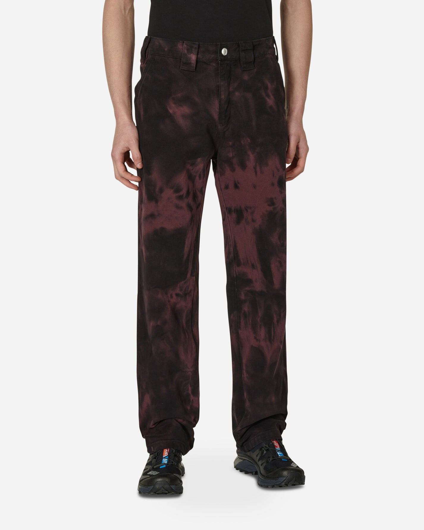 AFFXWRKS Crease-Dye Duty Pant Stain Black Pants Trousers SS23TR03-2 STAINBLACK