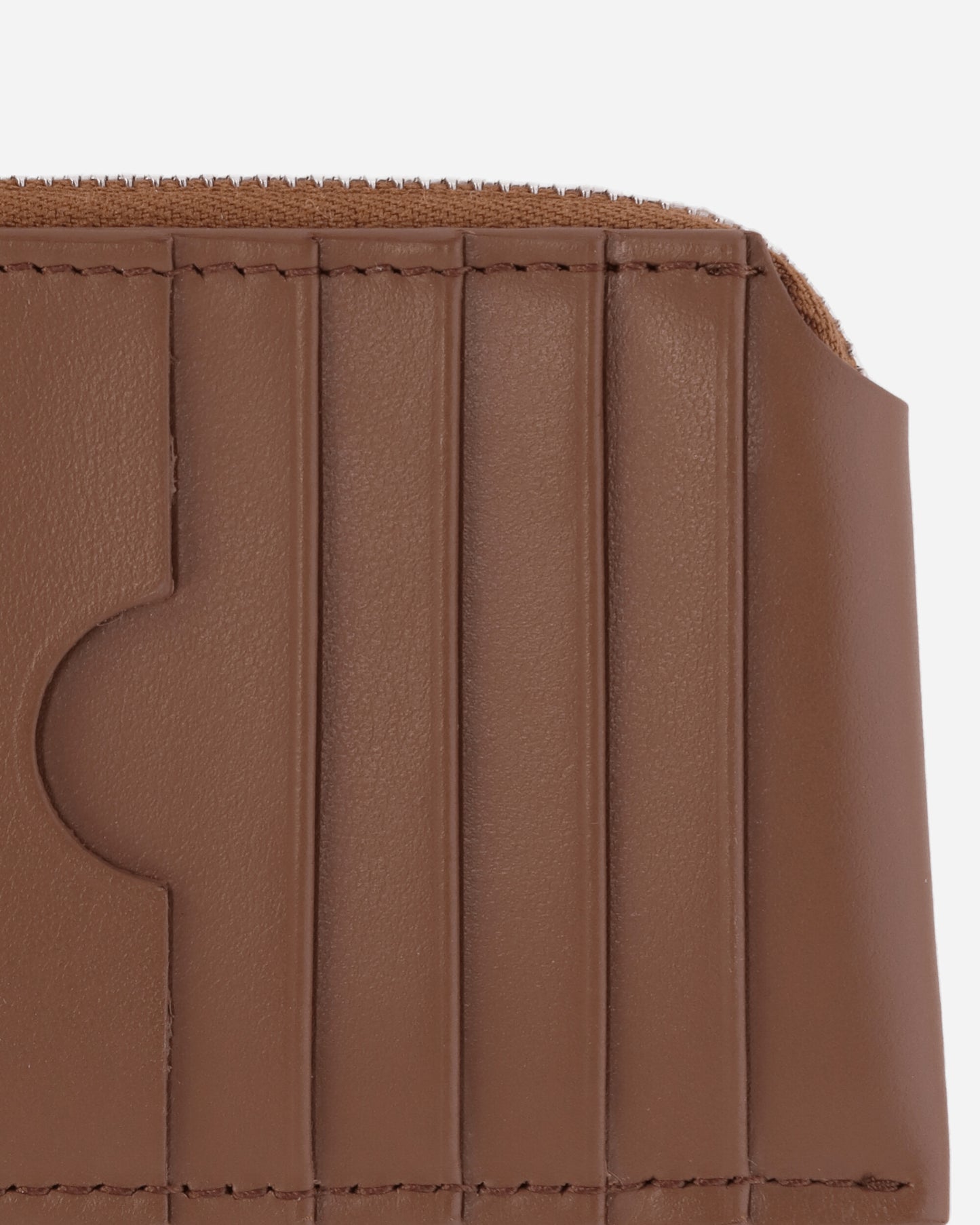 Acne Studios Garnet Large Cards Camel Brown Wallets and Cardholders Zip Wallets CG0166- 640