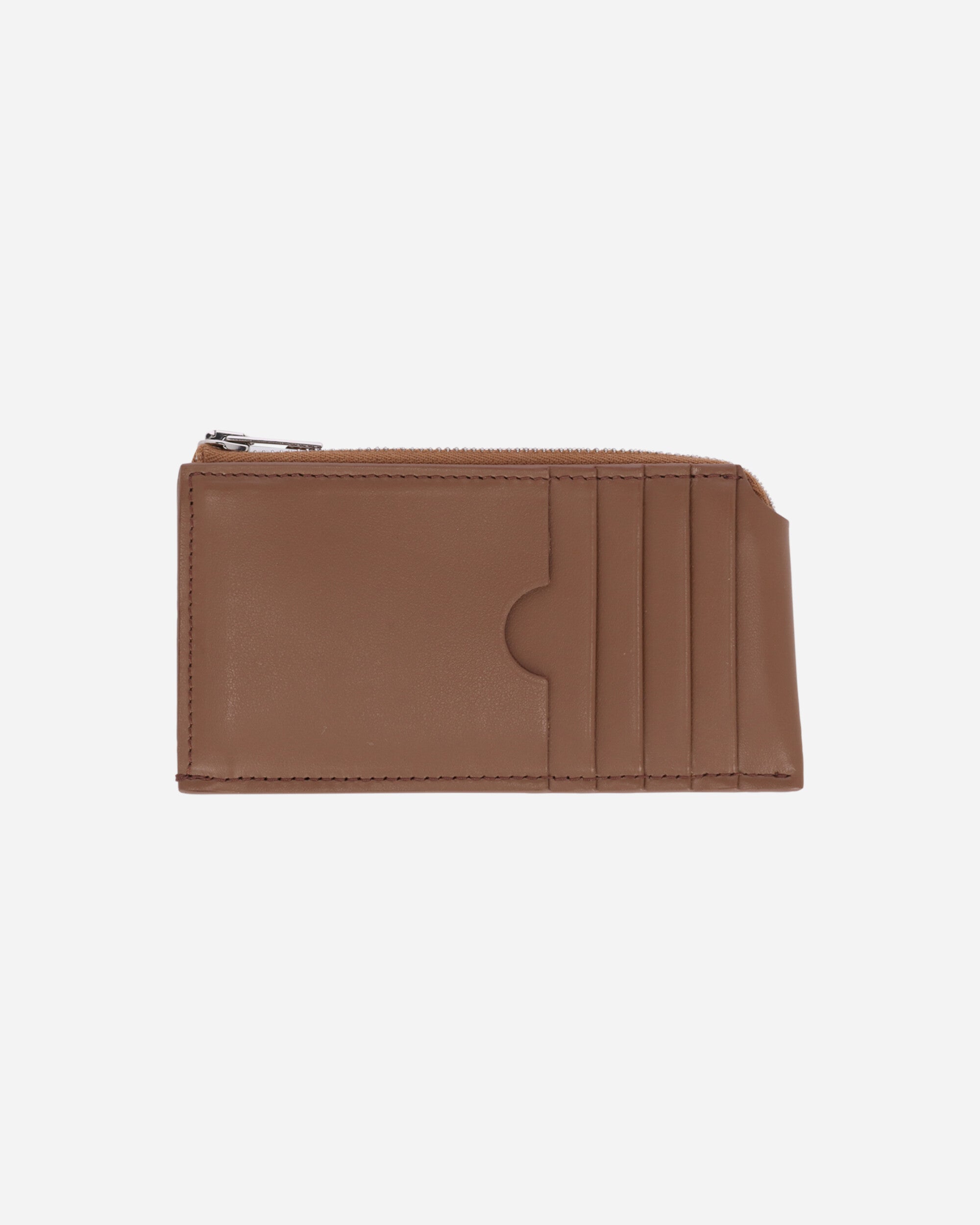 Acne Studios Garnet Large Cards Camel Brown Wallets and Cardholders Zip Wallets CG0166- 640
