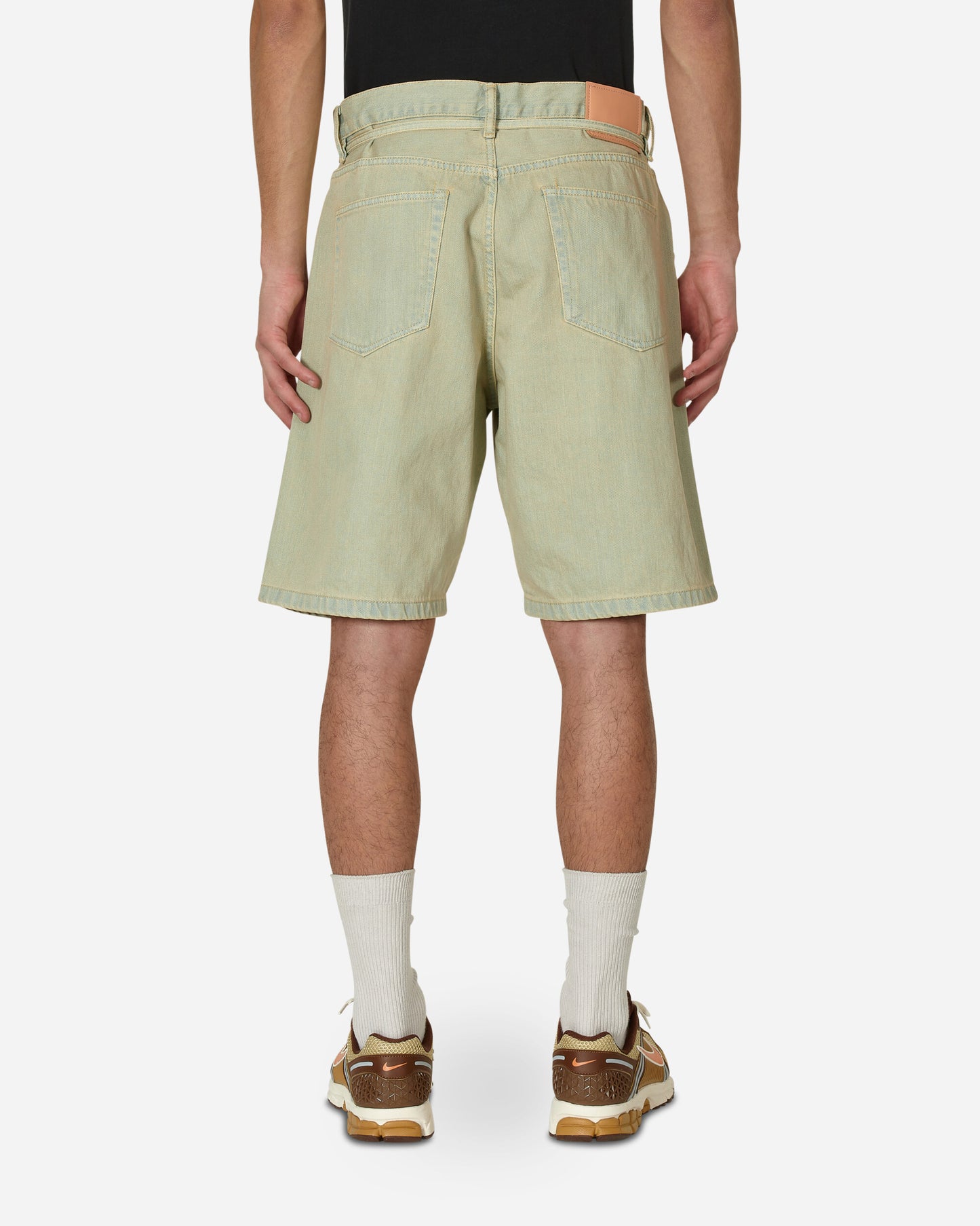 Acne Studios Fn-Mn-Shor000168 Pale Yellow/Pale Blue Shorts Denim Short BE0128- BWL