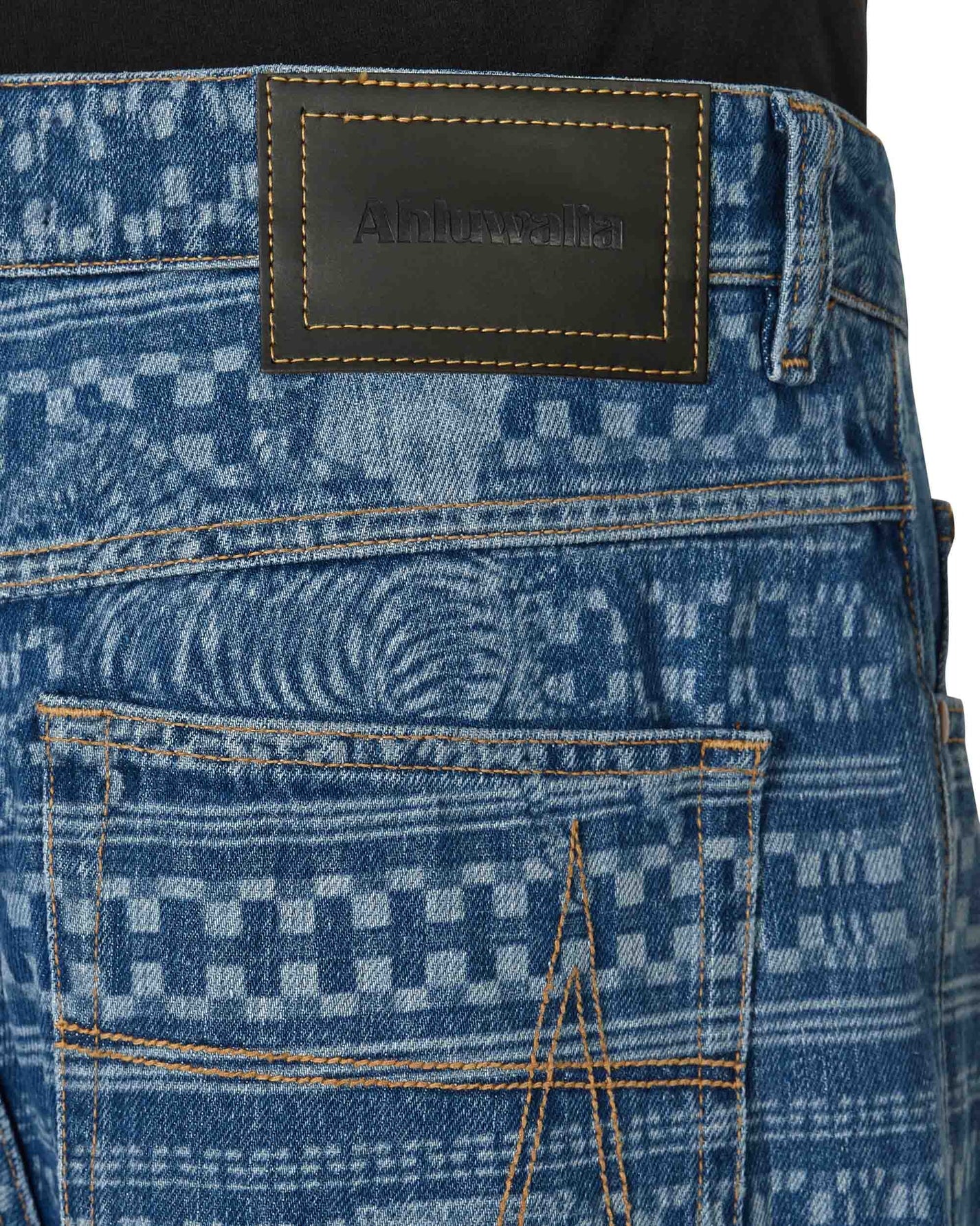 Ahluwalia Kampala Denim Jean Light Indigo Pants Denim M-AHLU-DE007-SS23-FA61  LI