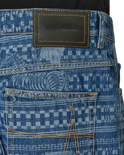 Ahluwalia Kampala Denim Jean Light Indigo Pants Denim M-AHLU-DE007-SS23-FA61  LI