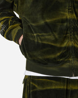 Aries Juicy Unisex Tie Dye Zip Thru Black Sweatshirts Crewneck JCAR20005 BLK