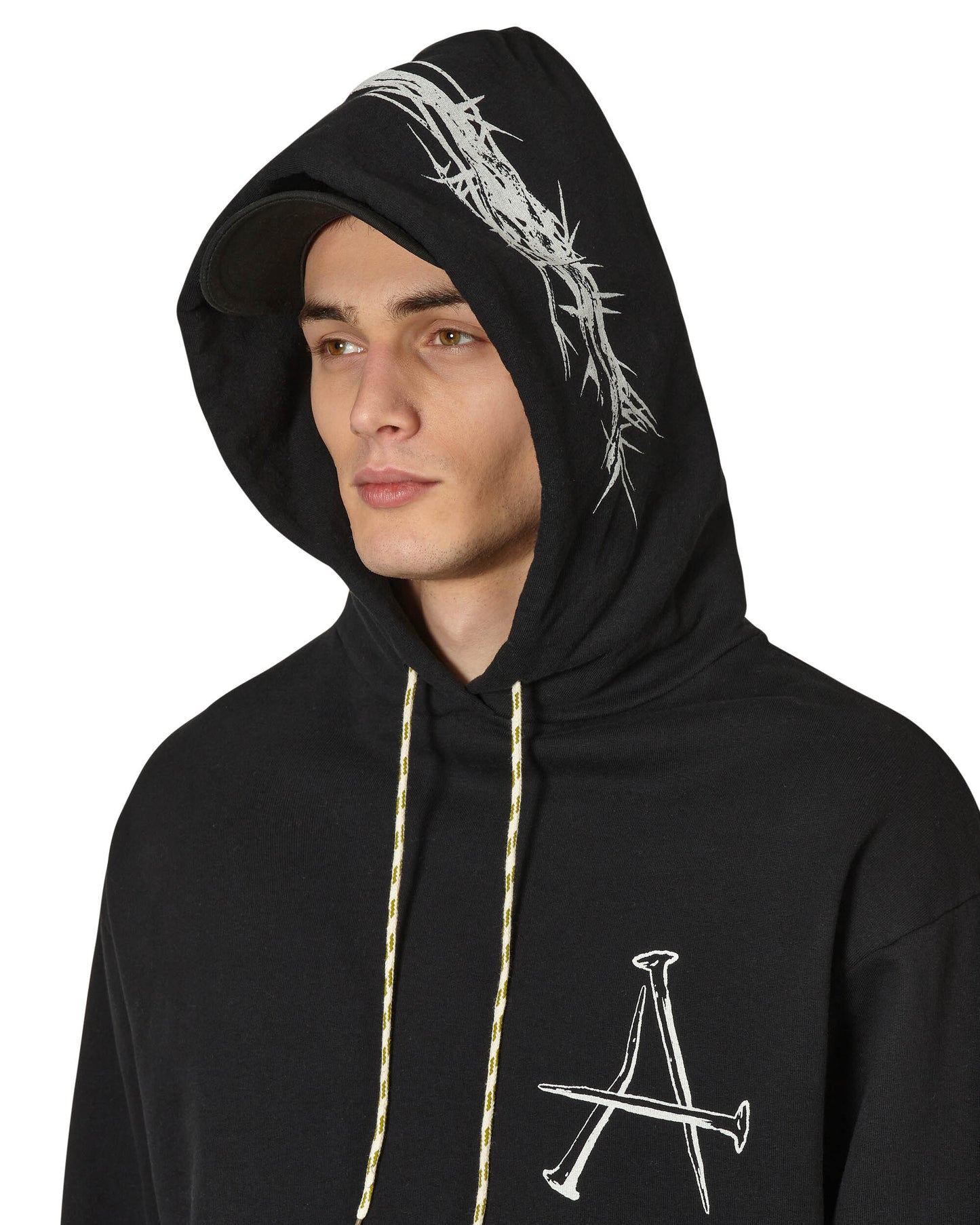 Aries Bad Friday Hoodie Black Sweatshirts Hoodies STAR20014 BLK