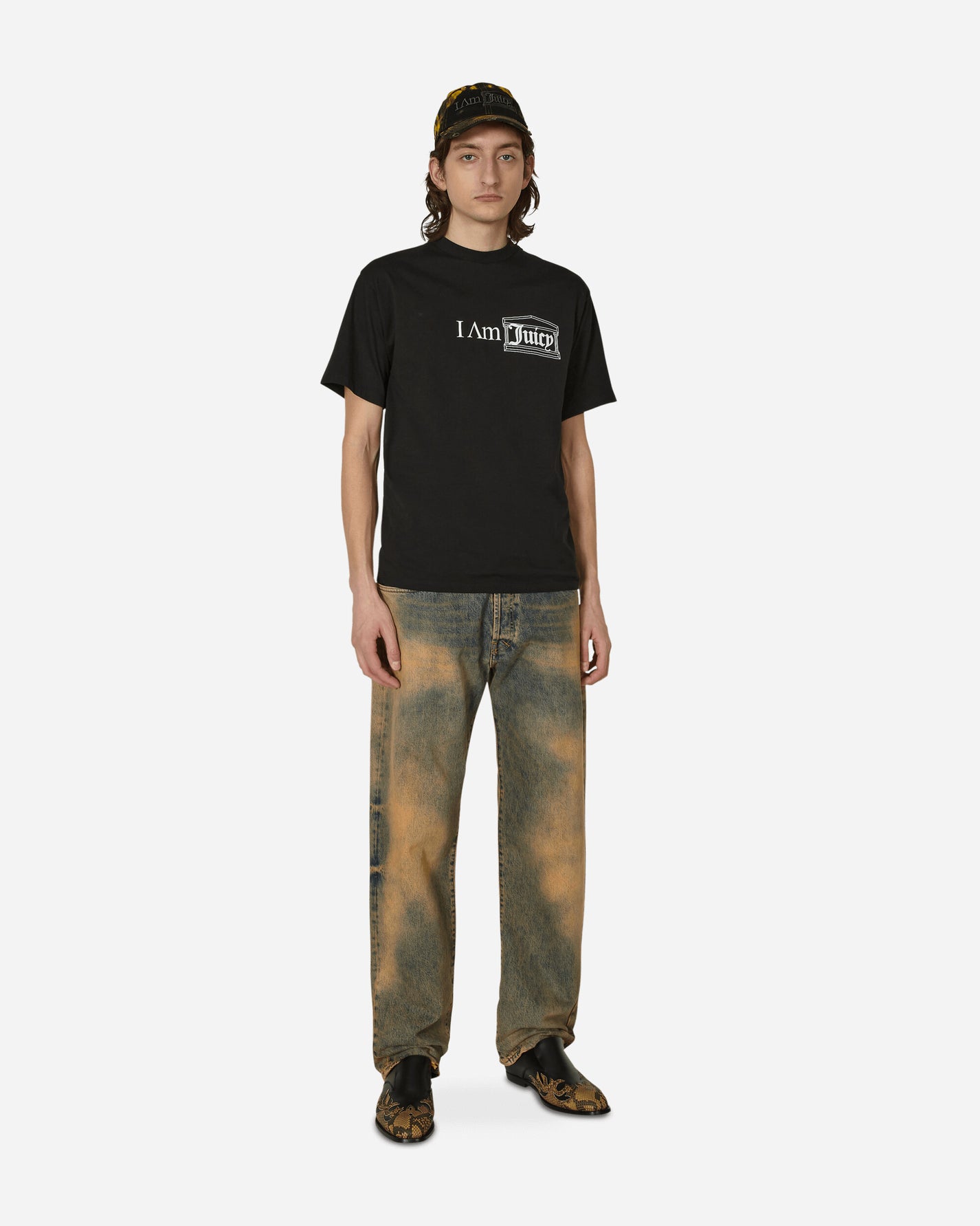 Aries I Am Juicy Tee Black T-Shirts Shortsleeve JCAR60010 BLK