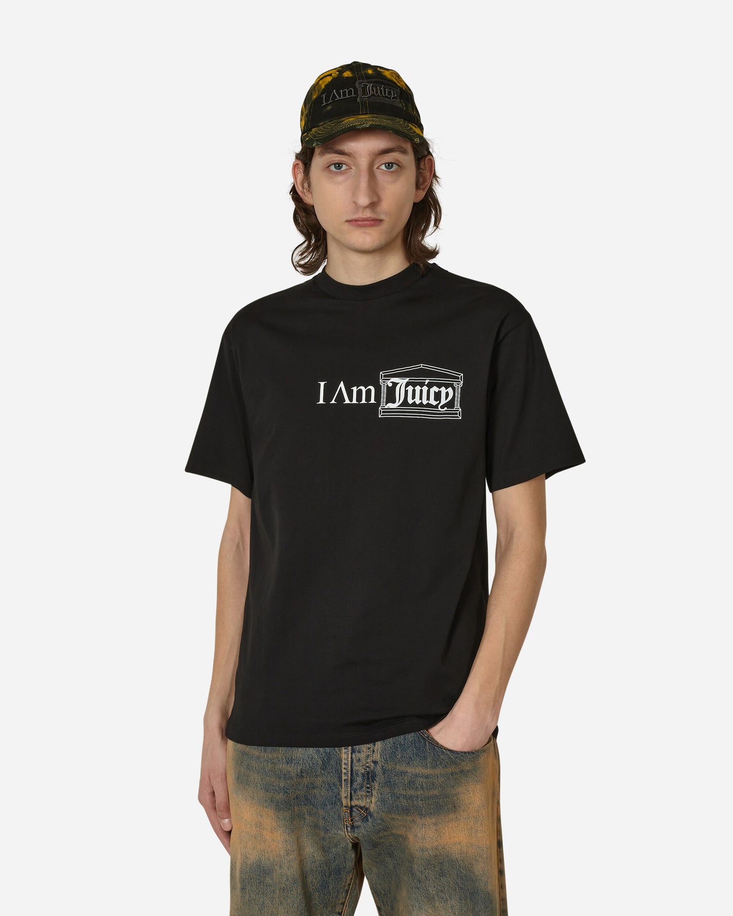 Aries I Am Juicy Tee Black T-Shirts Shortsleeve JCAR60010 BLK