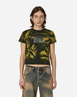 Aries Juicy Tie-Dye Shrunken Tee Black/ Yellow T-Shirts Shortsleeve JCAR40010 BLKY