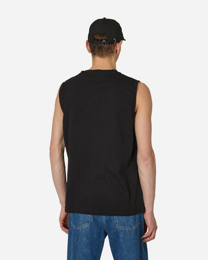 Aries Truth N Justice Low Armhole Vest Black T-Shirts Shortsleeve STAR40040 BLK