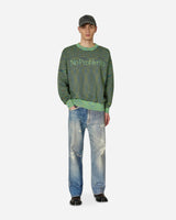 Aries Reverse Problemo Green Space Dye Knit Green Knitwears Sweaters STAR20019 GRN