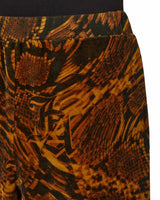 Aries Juicy Psysnake Unisex Velour Sweatpants Brown Pants Sweatpants JCAR30001 BRW