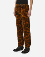 Aries Juicy Psysnake Unisex Velour Sweatpants Brown Pants Sweatpants JCAR30001 BRW