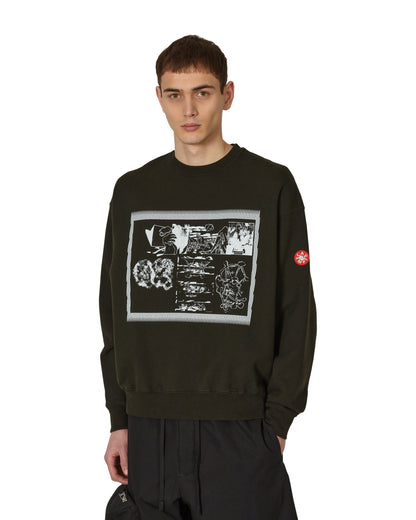 Cav Empt Fk Sheet10 Crew Neck Black Sweatshirts Crewneck CES23CS01 001