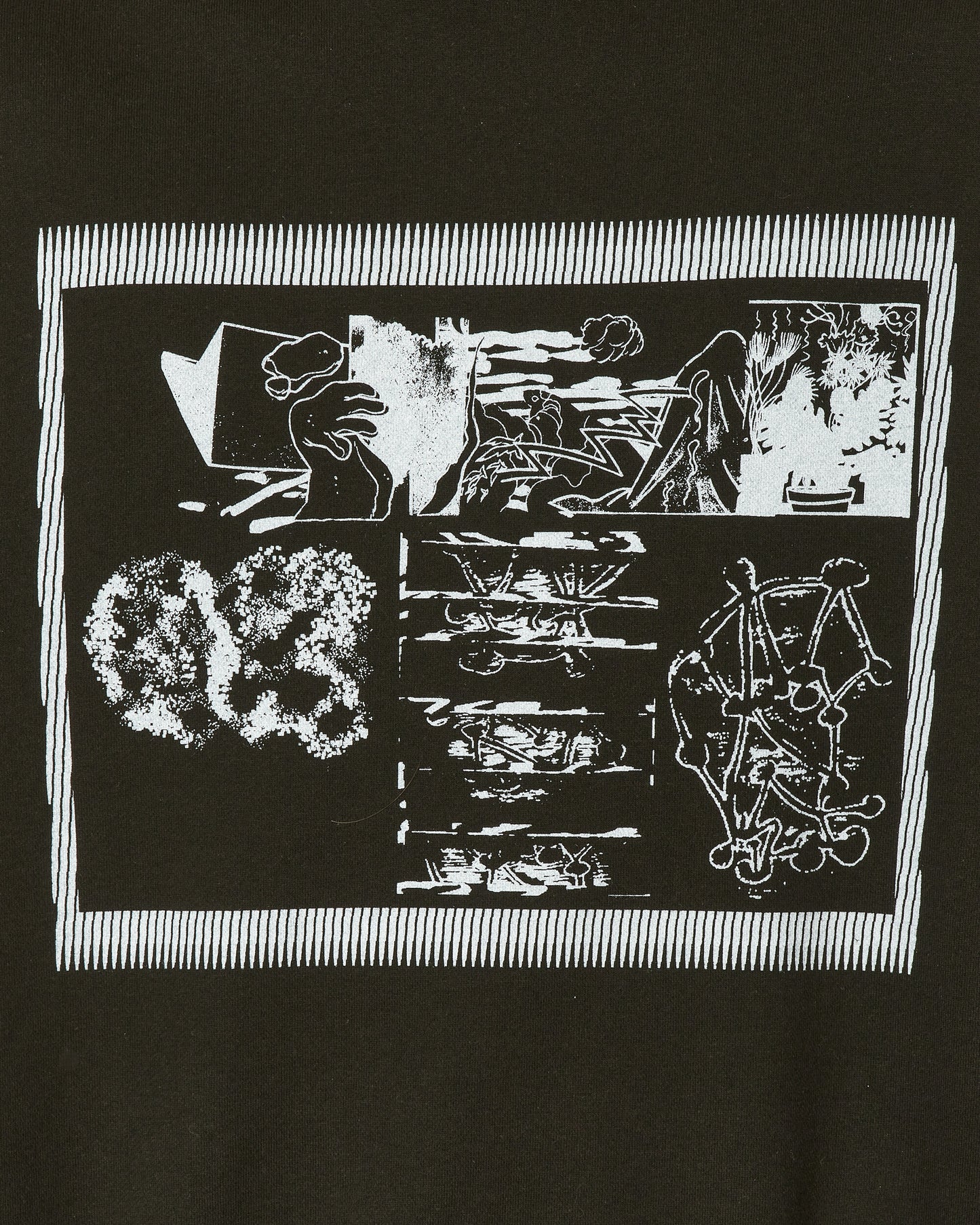 Cav Empt Fk Sheet10 Crew Neck Black Sweatshirts Crewneck CES23CS01 001