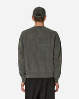 Cav Empt Overdye  Crew Neck Grey Sweatshirts Crewneck CES23CS05 001