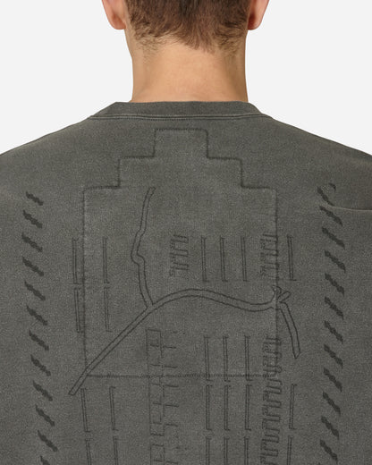 Cav Empt Overdye  Crew Neck Grey Sweatshirts Crewneck CES23CS05 001