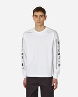 Cav Empt Mathematical Long Sleeve T White Black T-Shirts Longsleeve CES23LT02 001