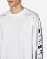 Cav Empt Mathematical Long Sleeve T White Black T-Shirts Longsleeve CES23LT02 001