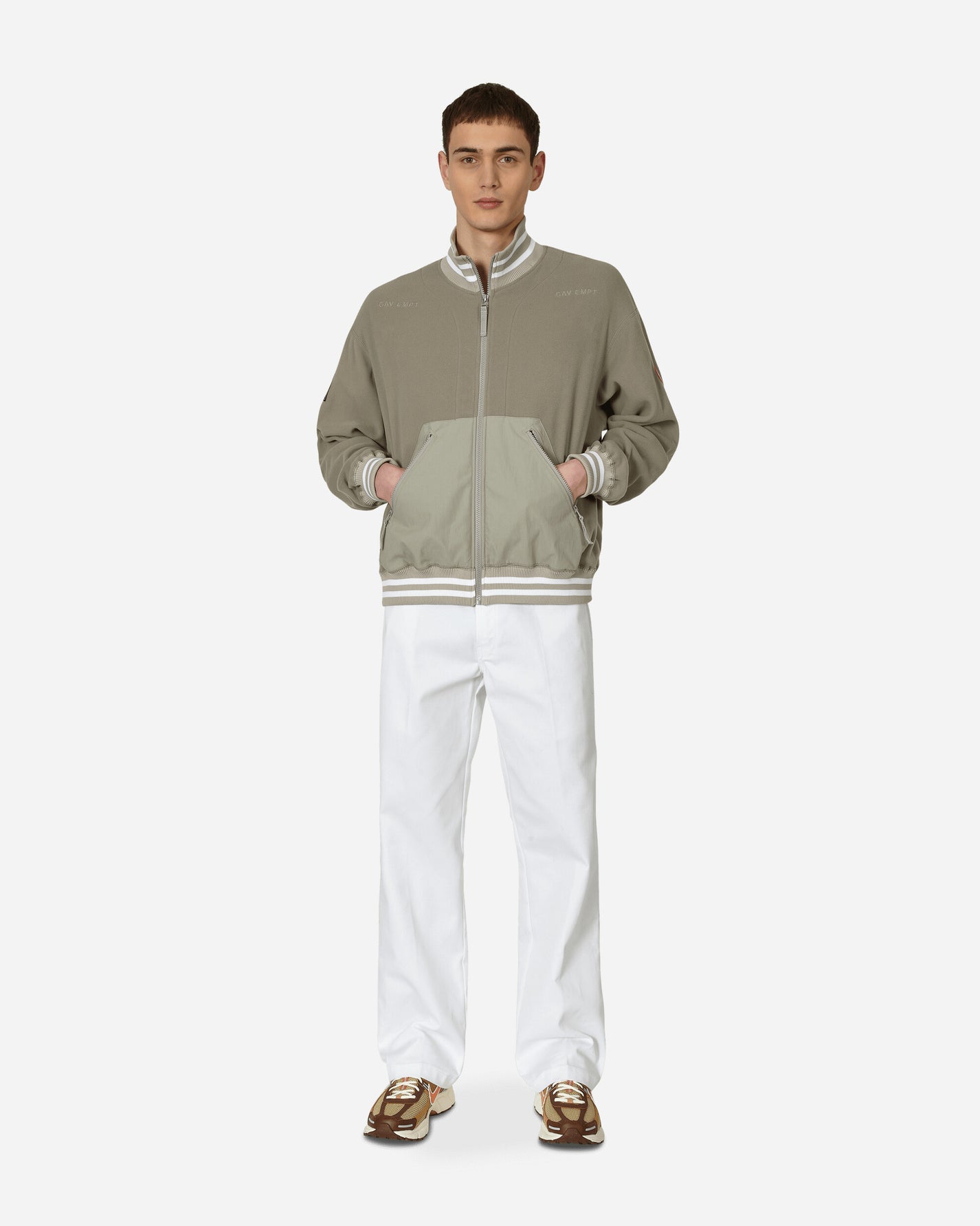 Cav Empt Fleece Zip Up Multi Sweatshirts Track Tops CES23CS20 001