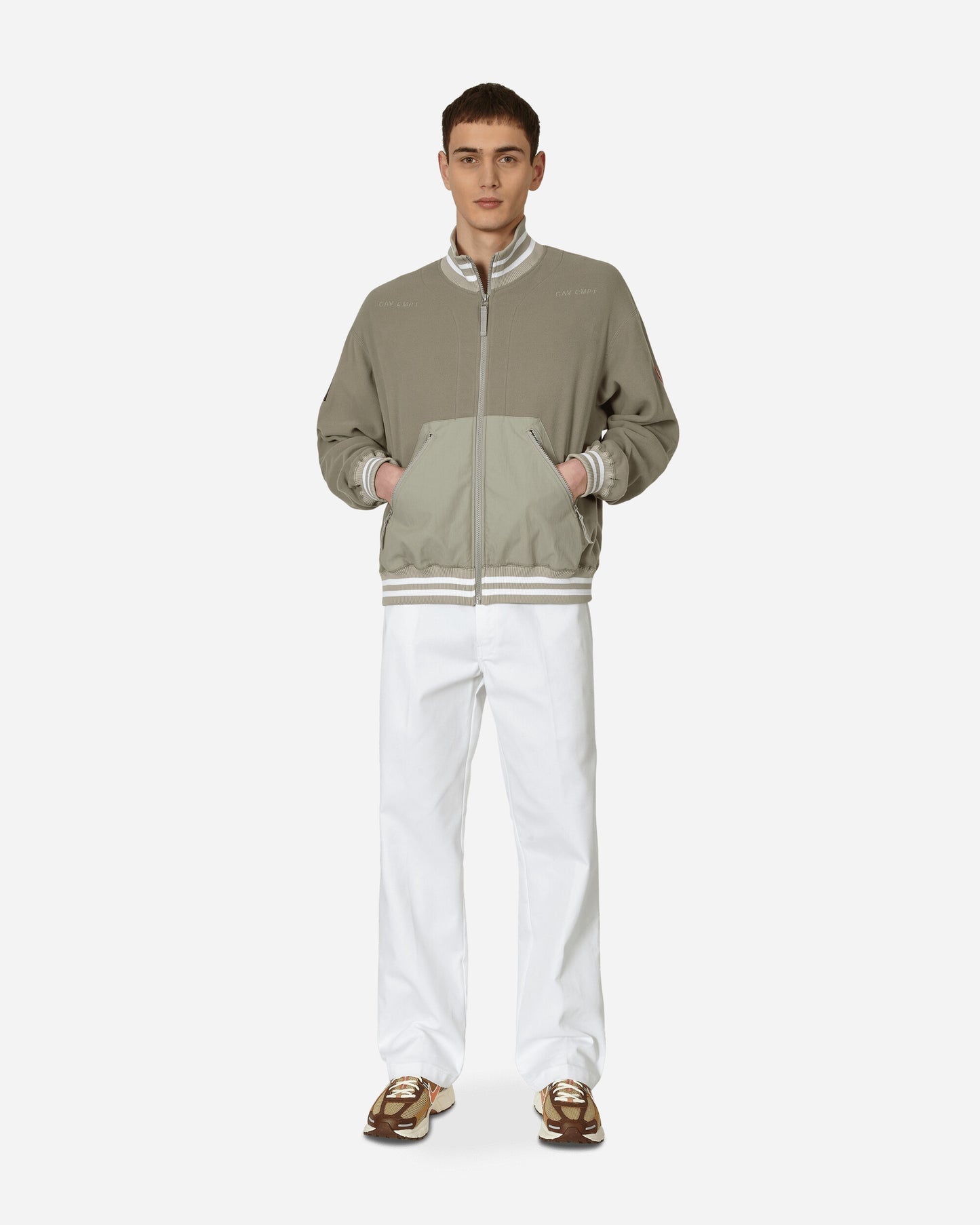 Cav Empt Fleece Zip Up Multi Sweatshirts Track Tops CES23CS20 001