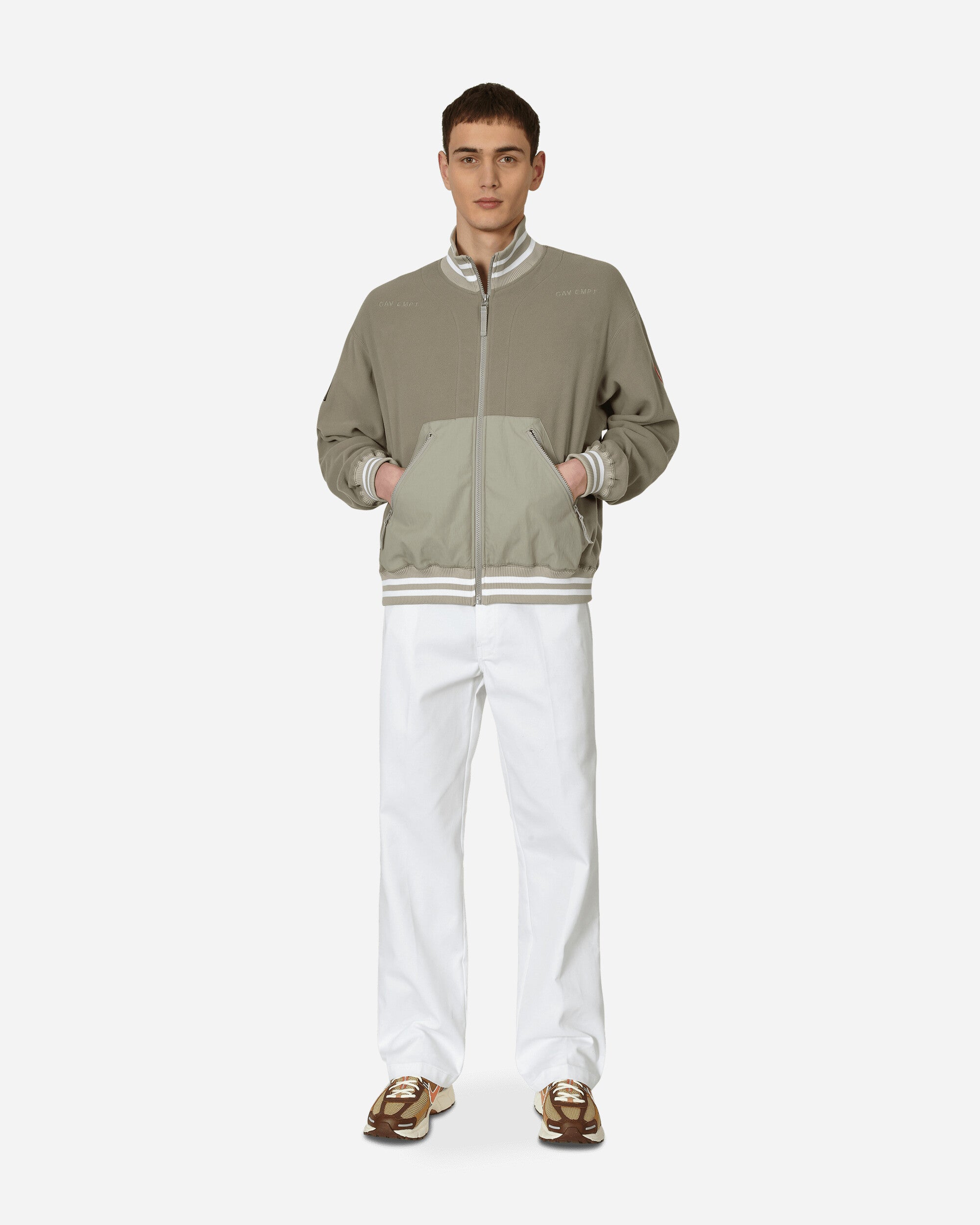 Cav Empt Fleece Zip Up Multi Sweatshirts Track Tops CES23CS20 001