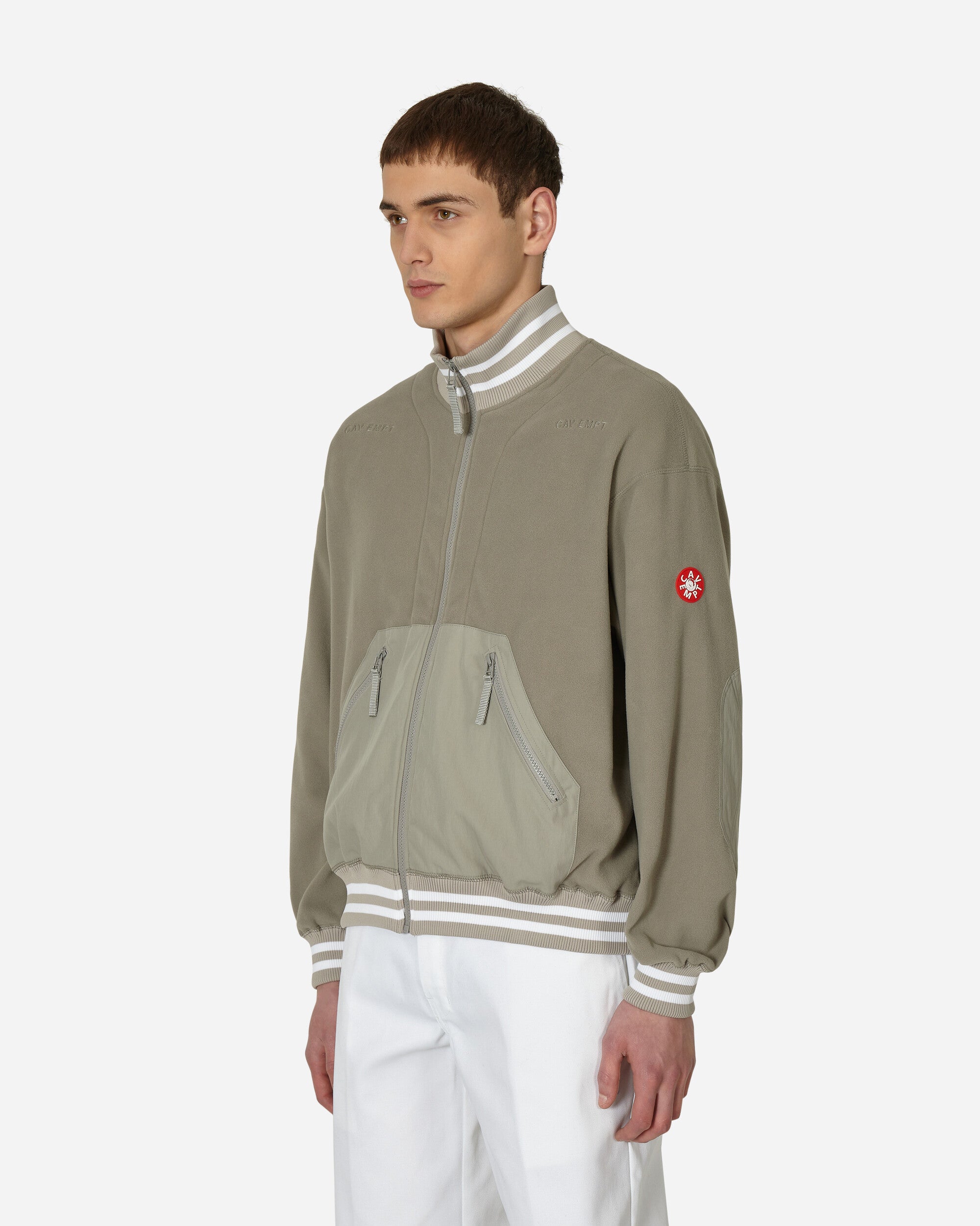 Cav Empt Fleece Zip Up Multi Sweatshirts Track Tops CES23CS20 001