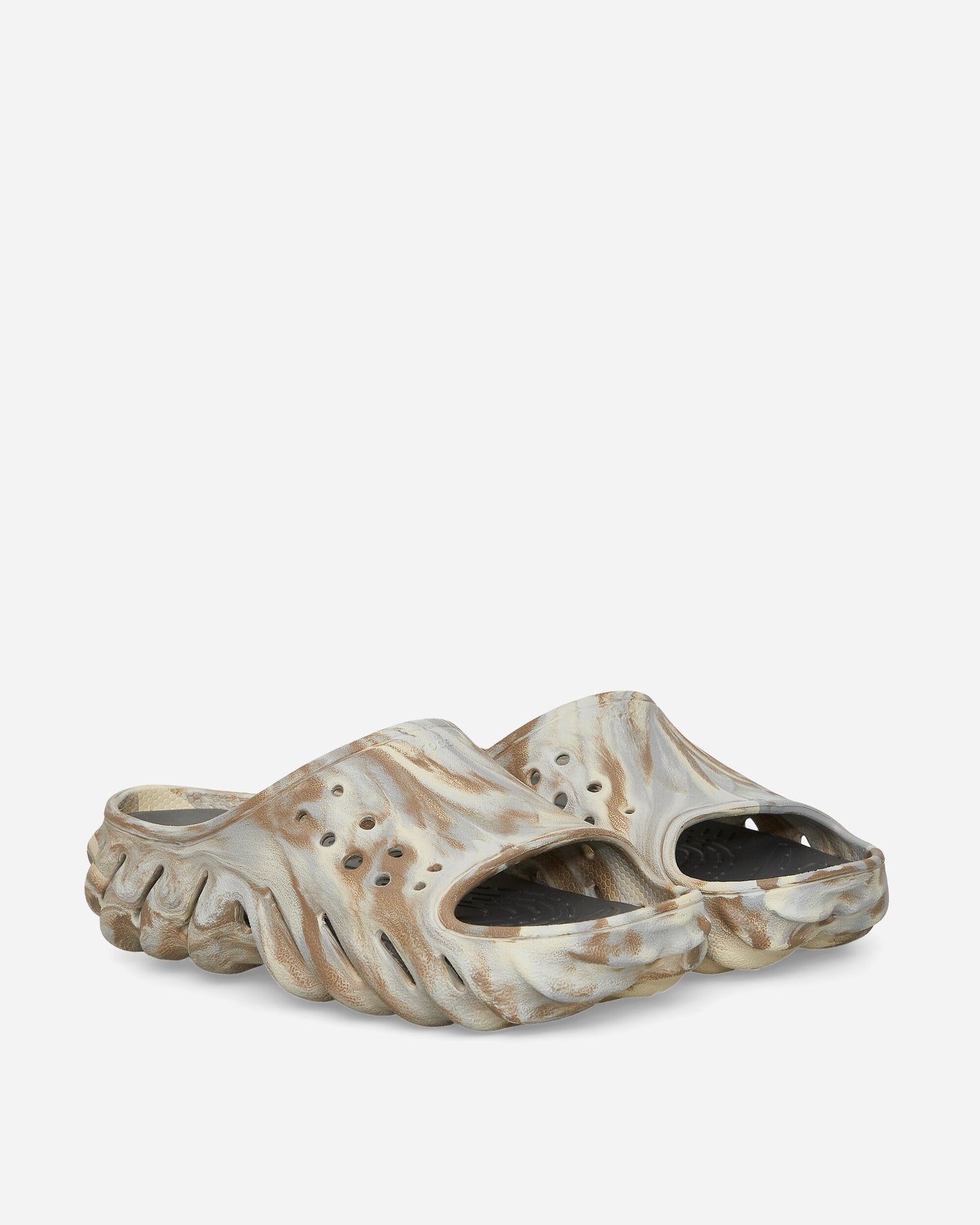 Crocs Echo Marbled Clog Bone/Multi Sandals and Slides Sandals and Mules CR208467 BON