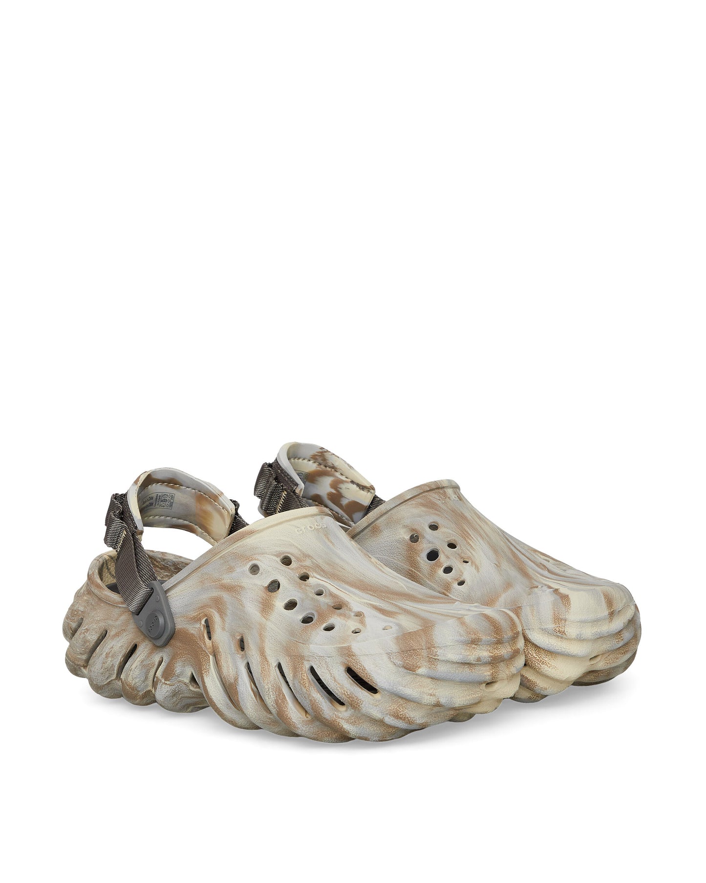 Crocs Echo Marbled Slide Bone/Multi Sandals and Slides Sandals and Mules CR208454 BON