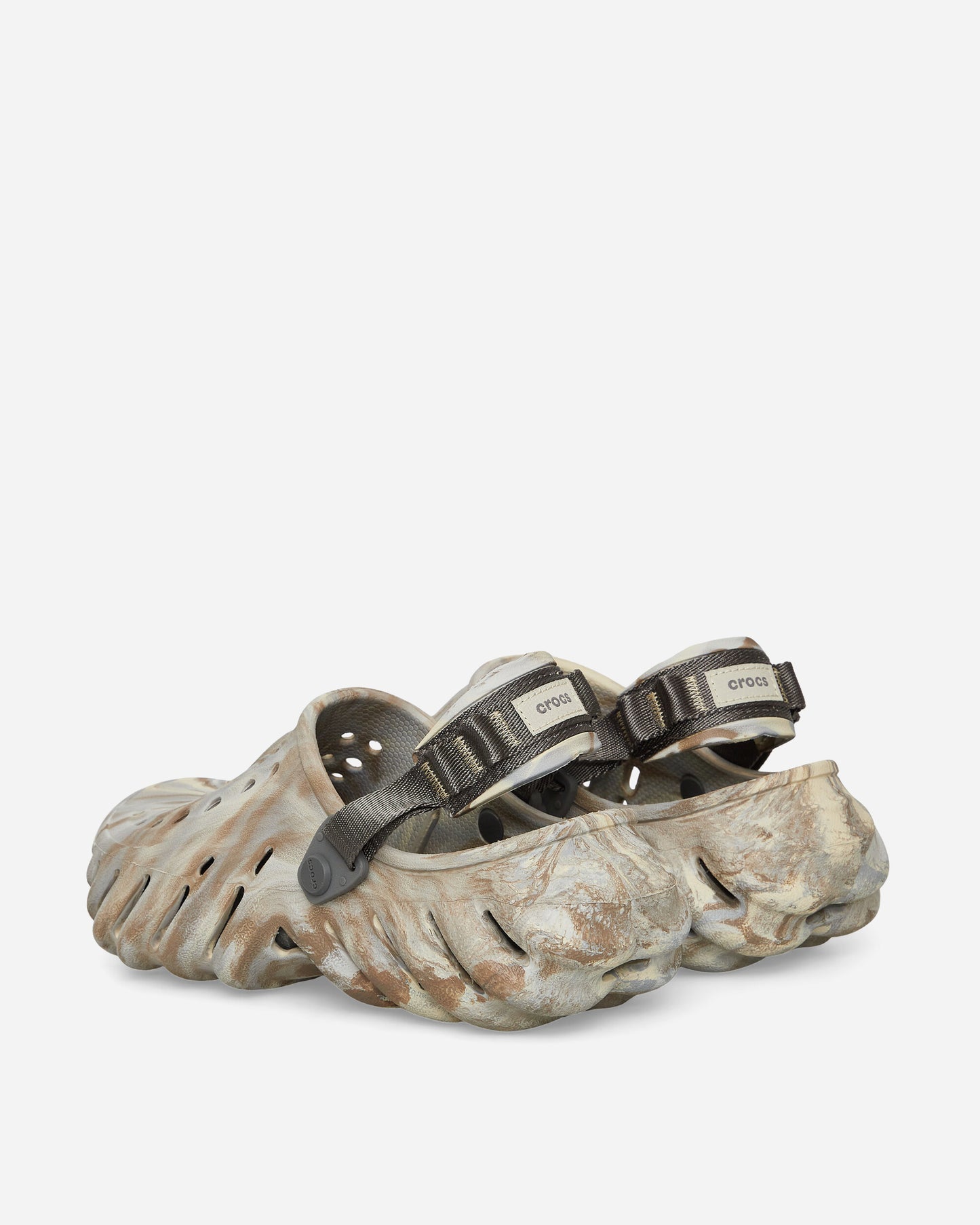 Crocs Echo Marbled Slide Bone/Multi Sandals and Slides Sandals and Mules CR208454 BON