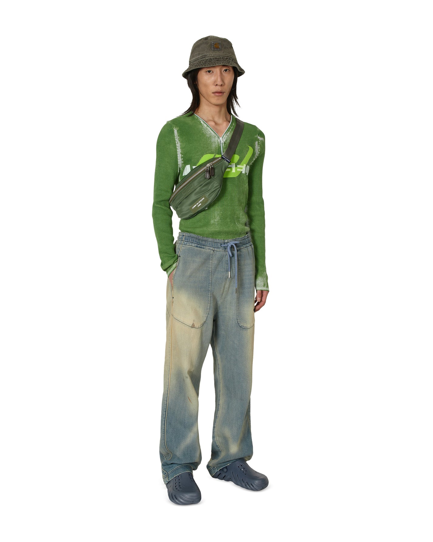 Diesel D-Martians-Ne Blue Pants Denim A03924 01