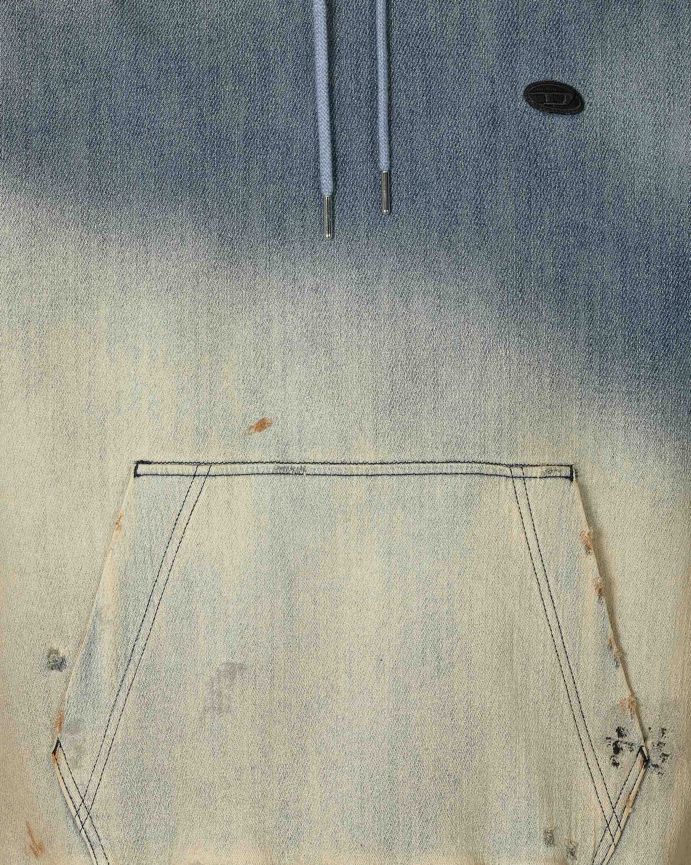 Diesel D-Um-Rib-Ne Blue Sweatshirts Hoodies A03939 01